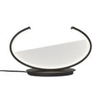 Adele LED table lamp, height 22 cm, black, metal