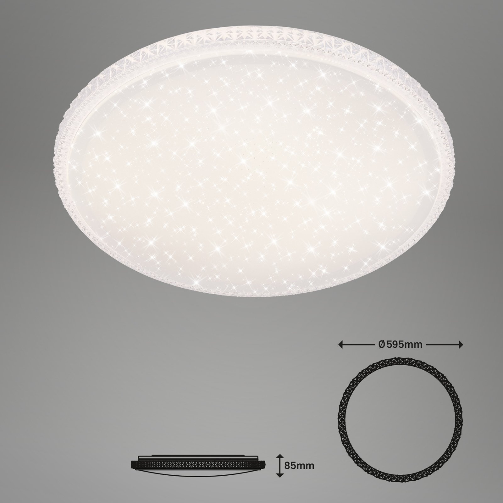 Style LED-loftslampe, fjernbetjening