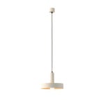 LEDS-C4 Keops 1 hanglamp, mat wit, Ø 28 cm, aluminium