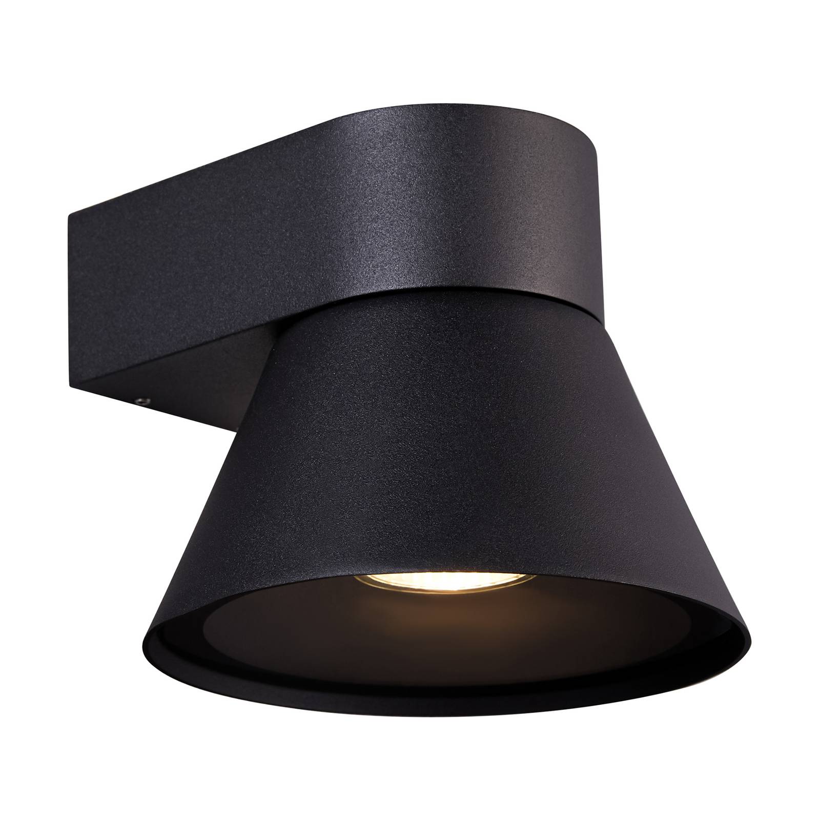 Außenwandleuchte Kyklop Cone IP54, schwarz