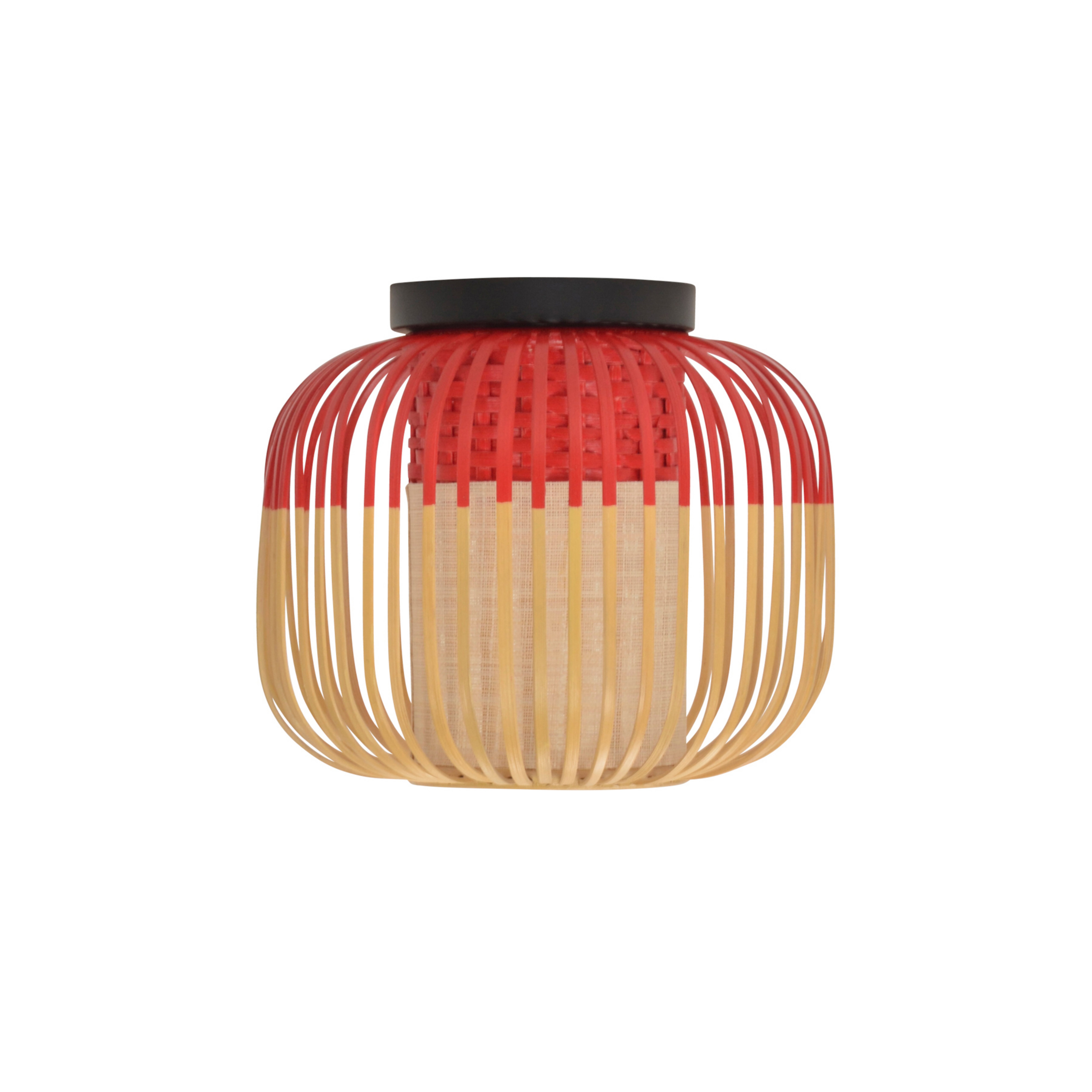 Lampa sufitowa Bamboo XS, czerwona, Ø 27 cm - Forestier