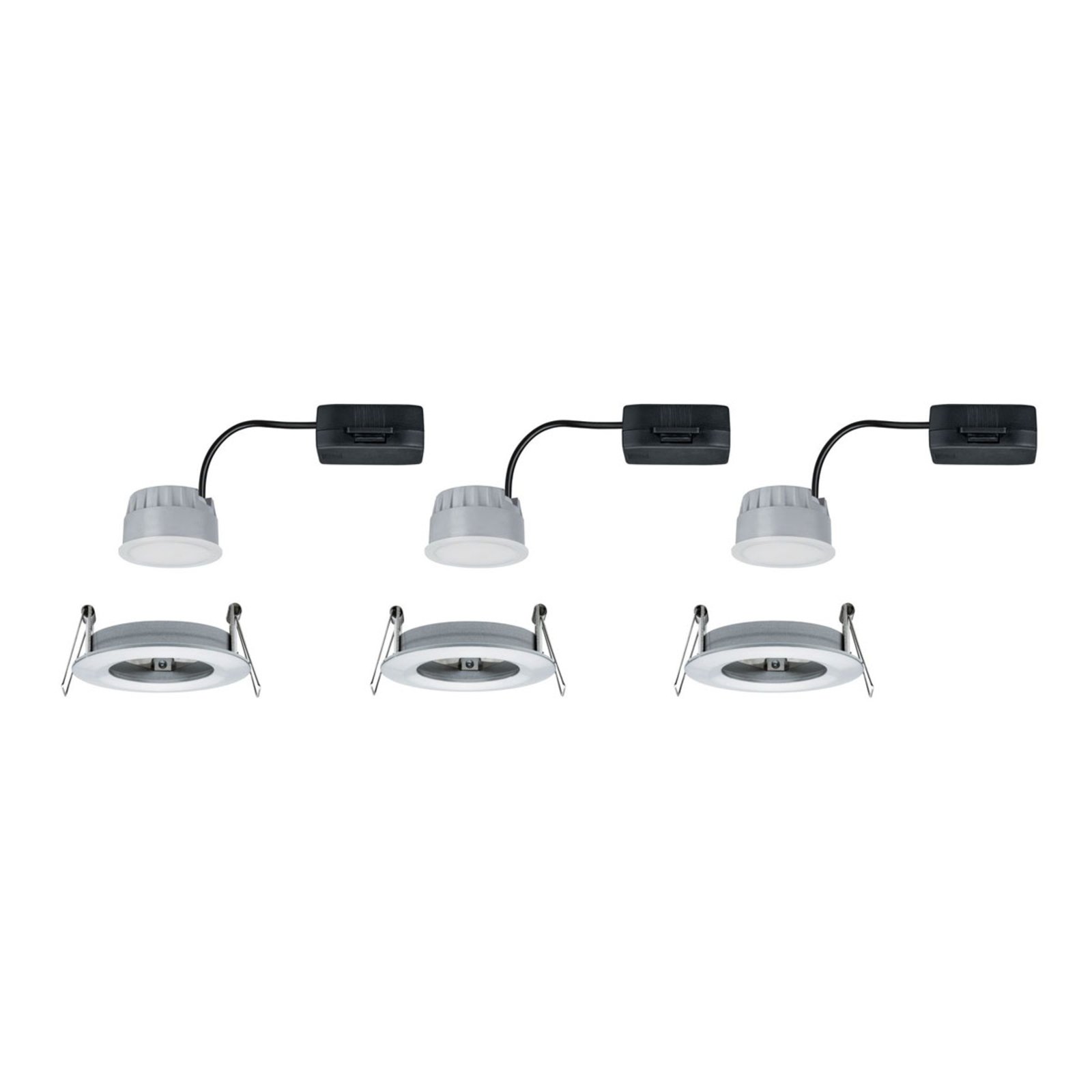 Paulmann LED-Einbauspot Nova Coin 3er rund 3-Step-dim