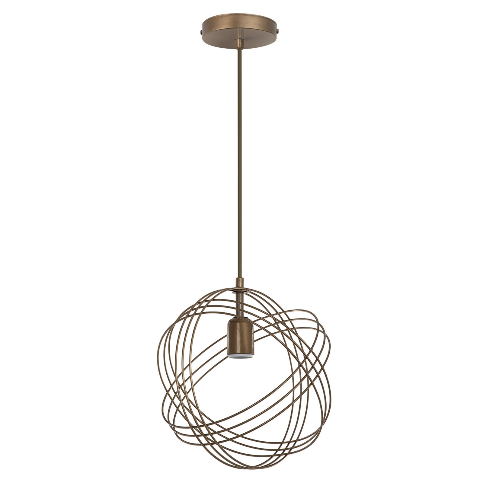 Suspension Mekik, vieil or, métal, Ø 28 cm