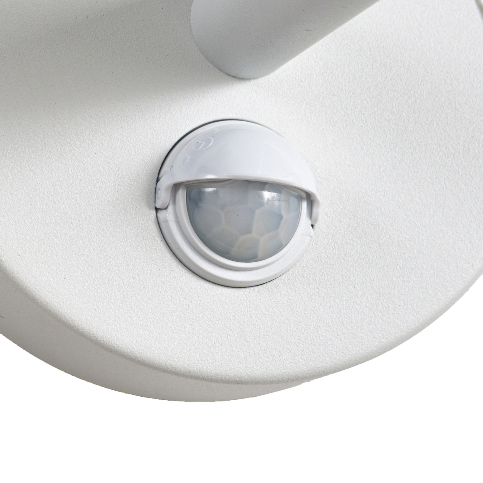 Lucande LED buiten wandlamp Montaro, wit, IP54, sensor