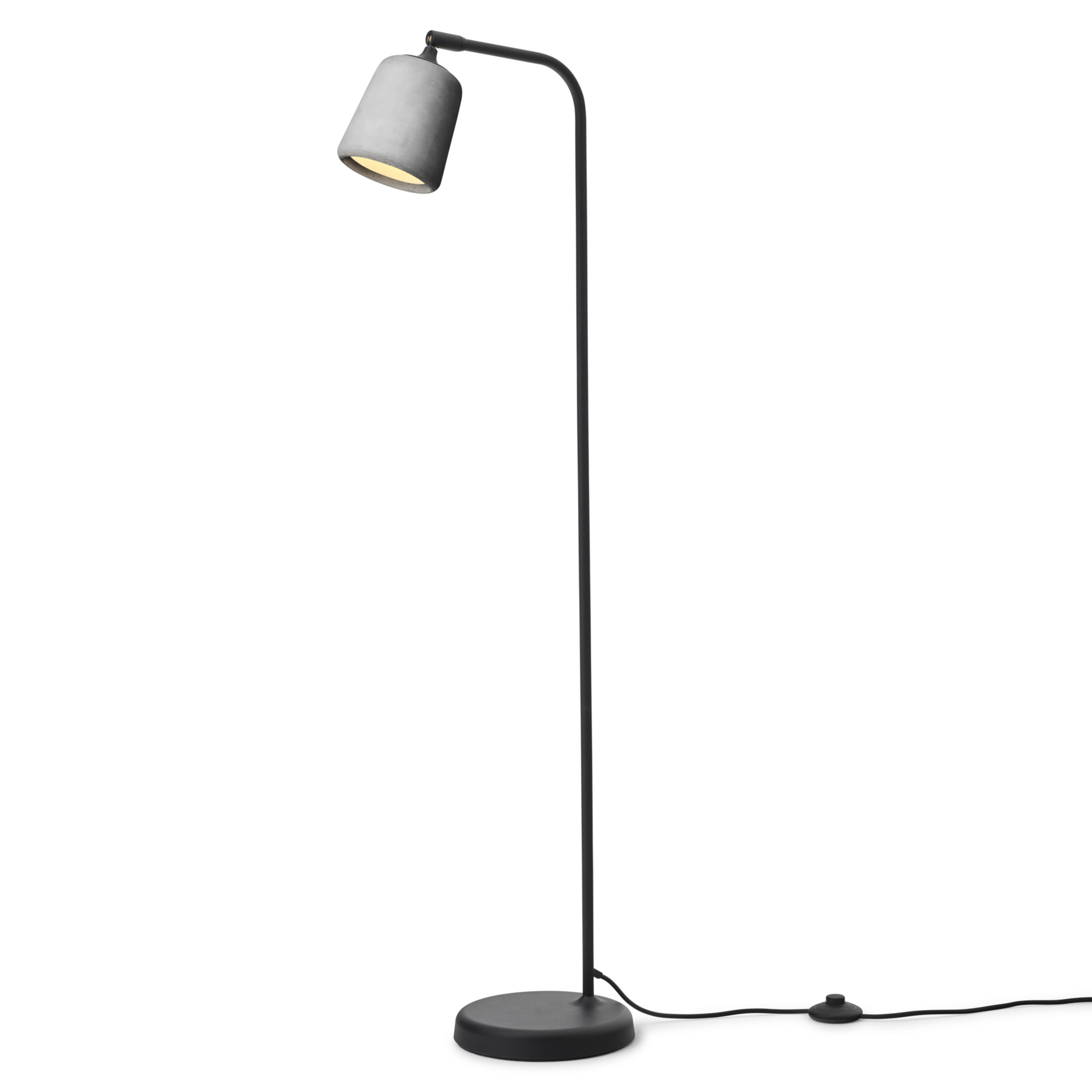 Material Stehleuchte Light Grey Concrete - New Works