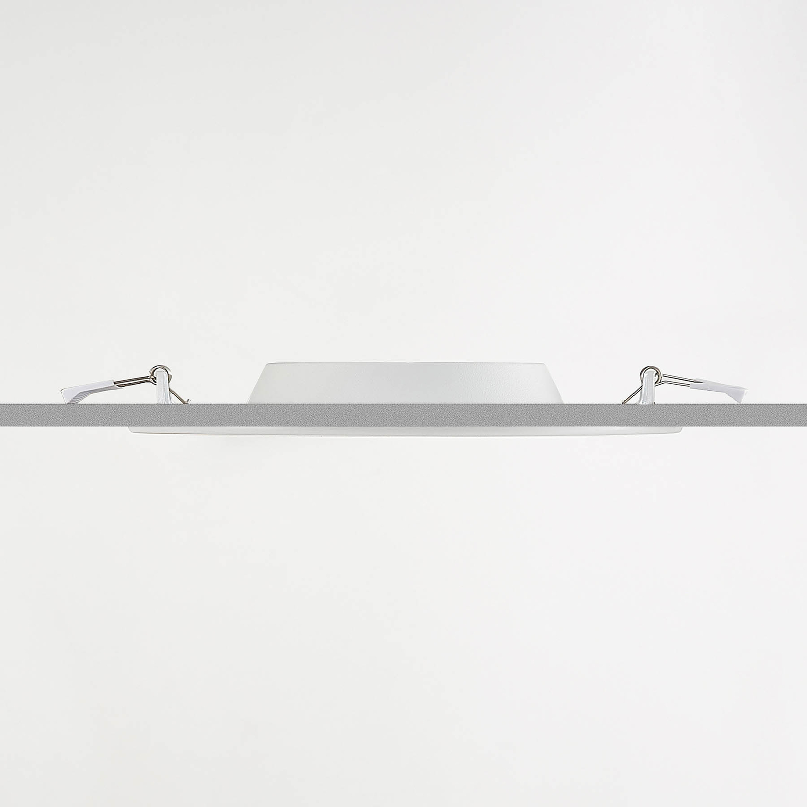 Prios LED vestavné svítidlo Cadance, bílé, 24 cm, stmívatelné
