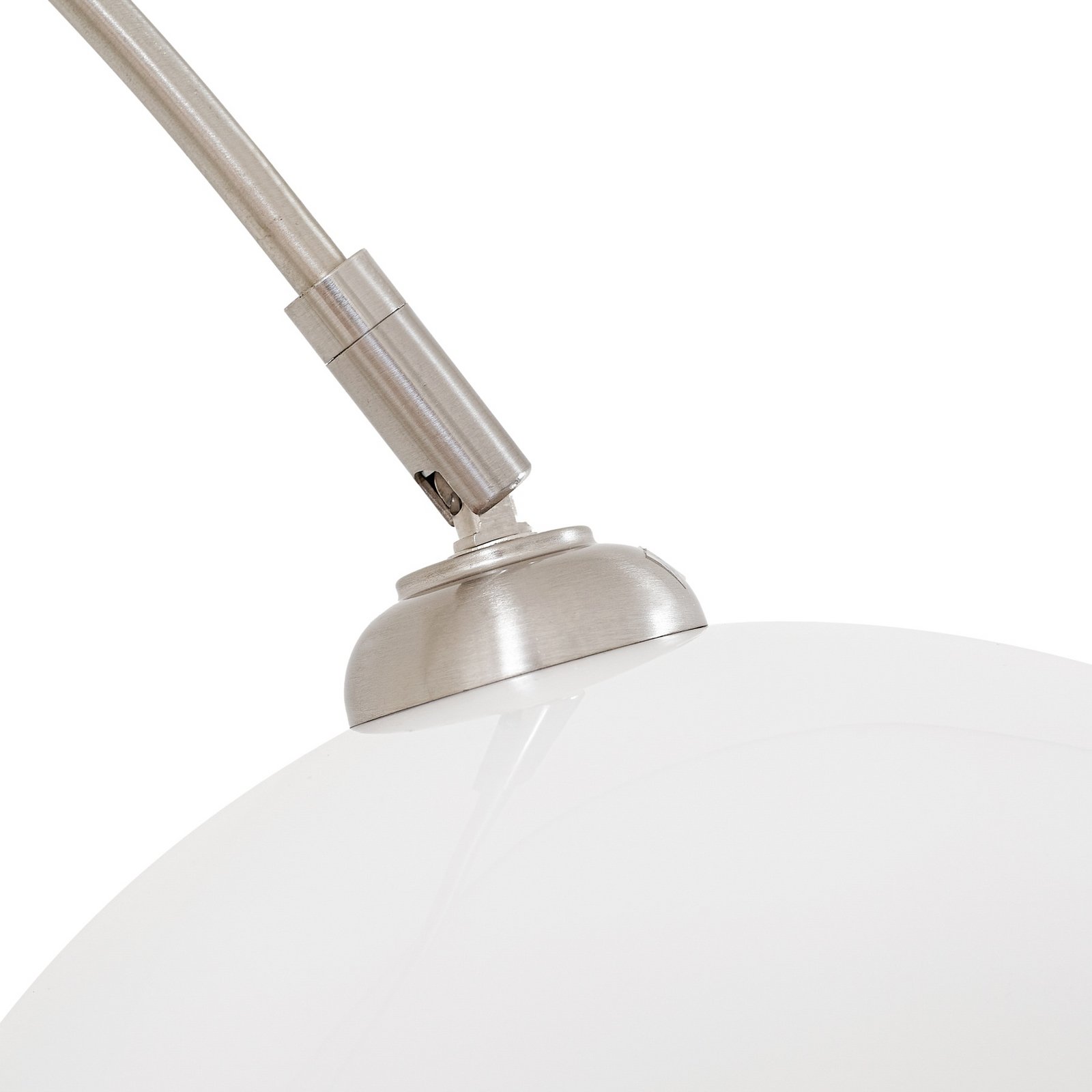 Lindby kaarvalgustid Alverton, valge/nikkel, klaas, 197 cm Lindby kaarvalgustid Alverton, valge/nikkel, klaas, 197 cm