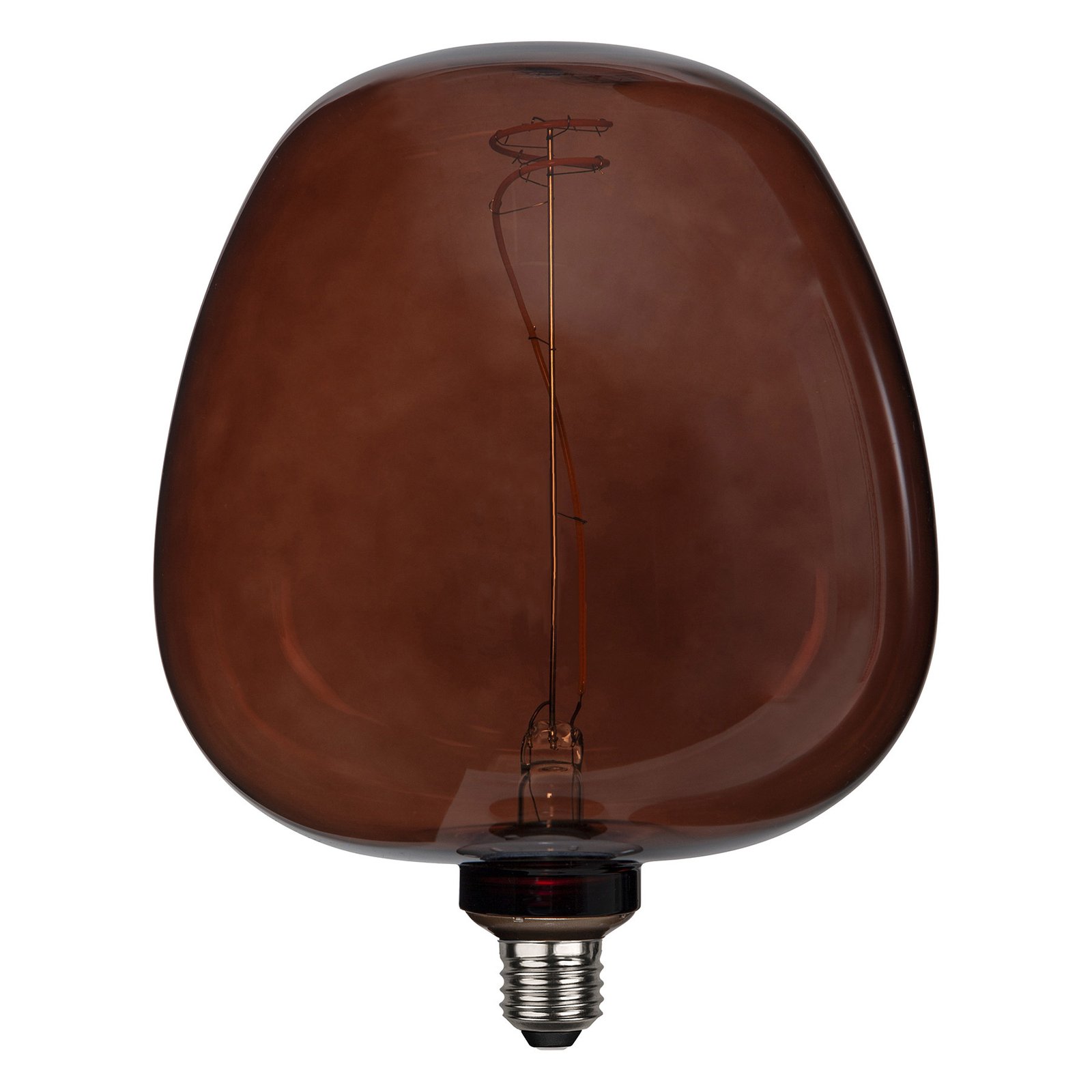 Cognac Apple LED decorative lamp E27 2 W 1,800 K