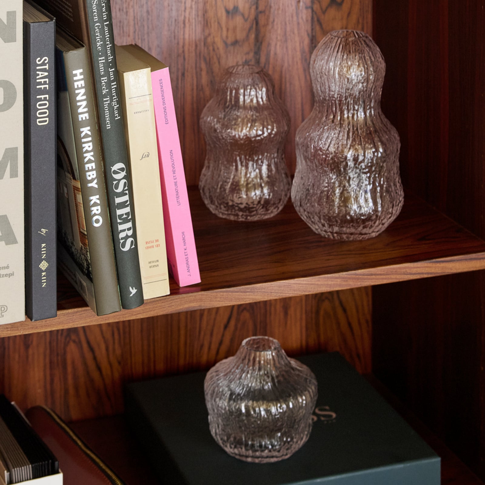 Set di 3 vasi Fuyu trasparenti - Hübsch