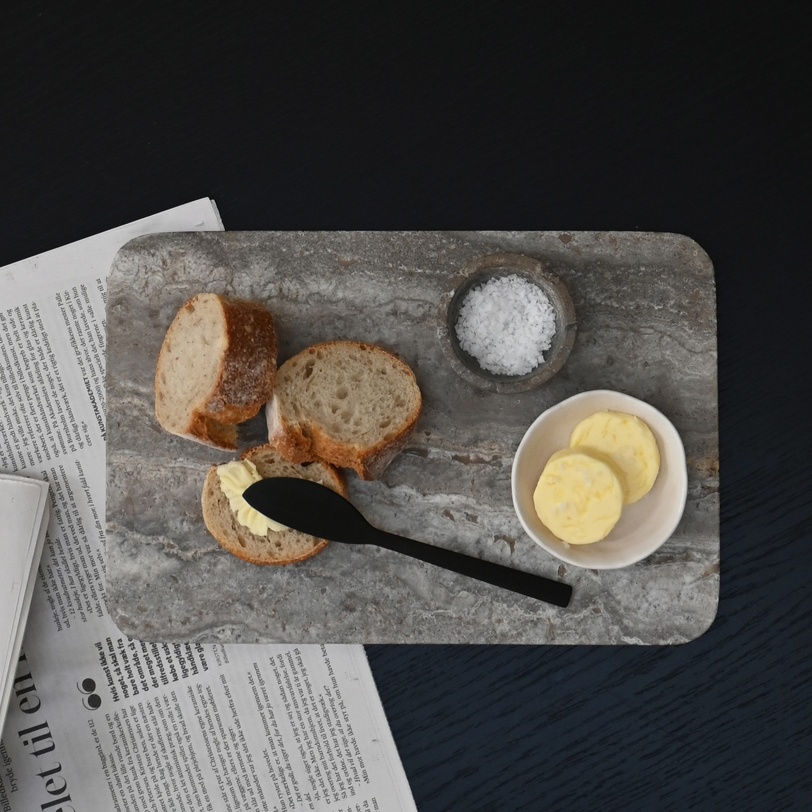 Miska Native, wysokość 3 cm, zestaw 4 sztuk, biała – 101 Copenhagen