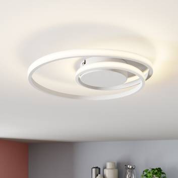 Lindby Kyron LED-Deckenlampe, weiß matt