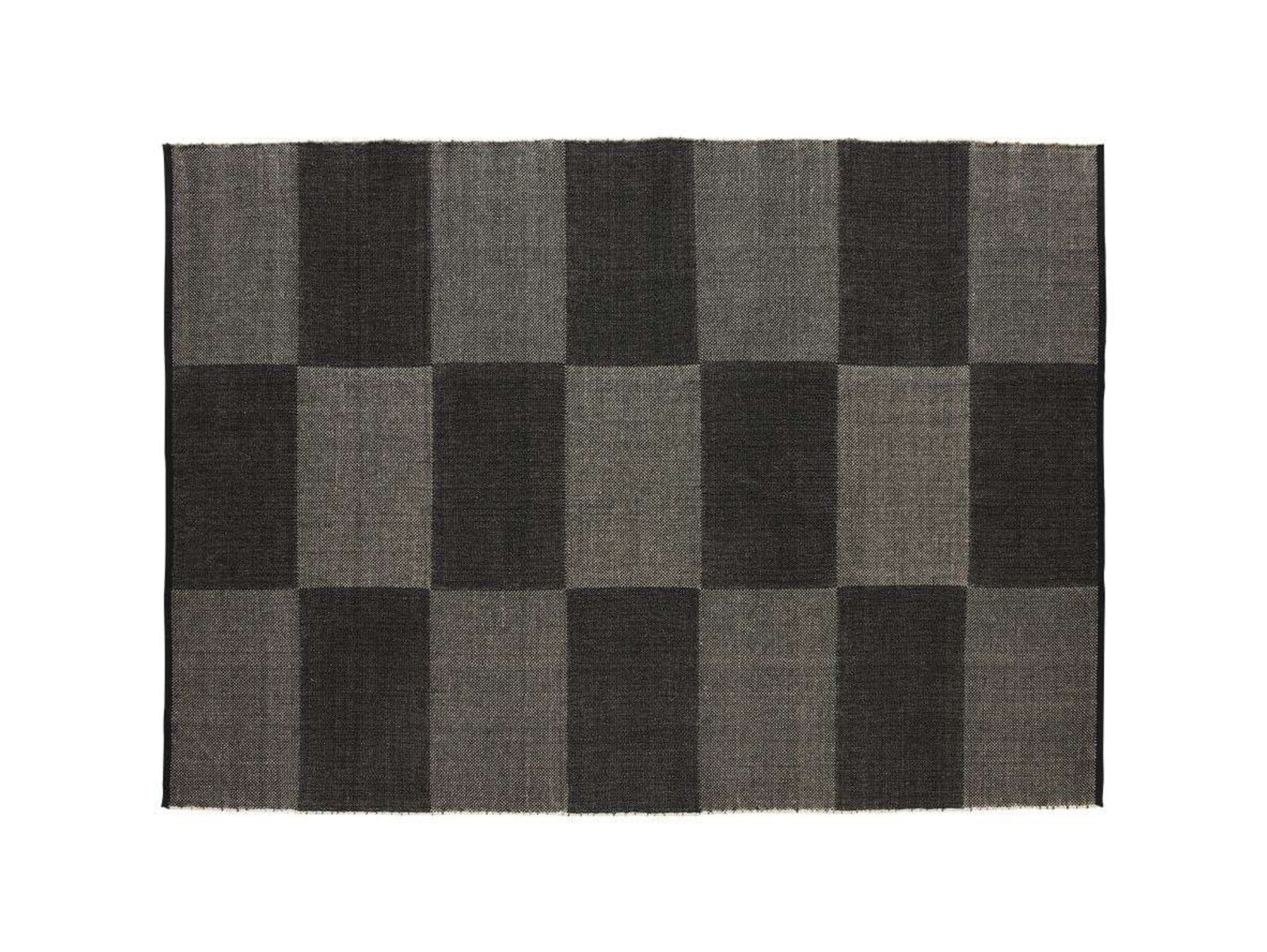 Check Rug Large Check 170x240 Black - HAY