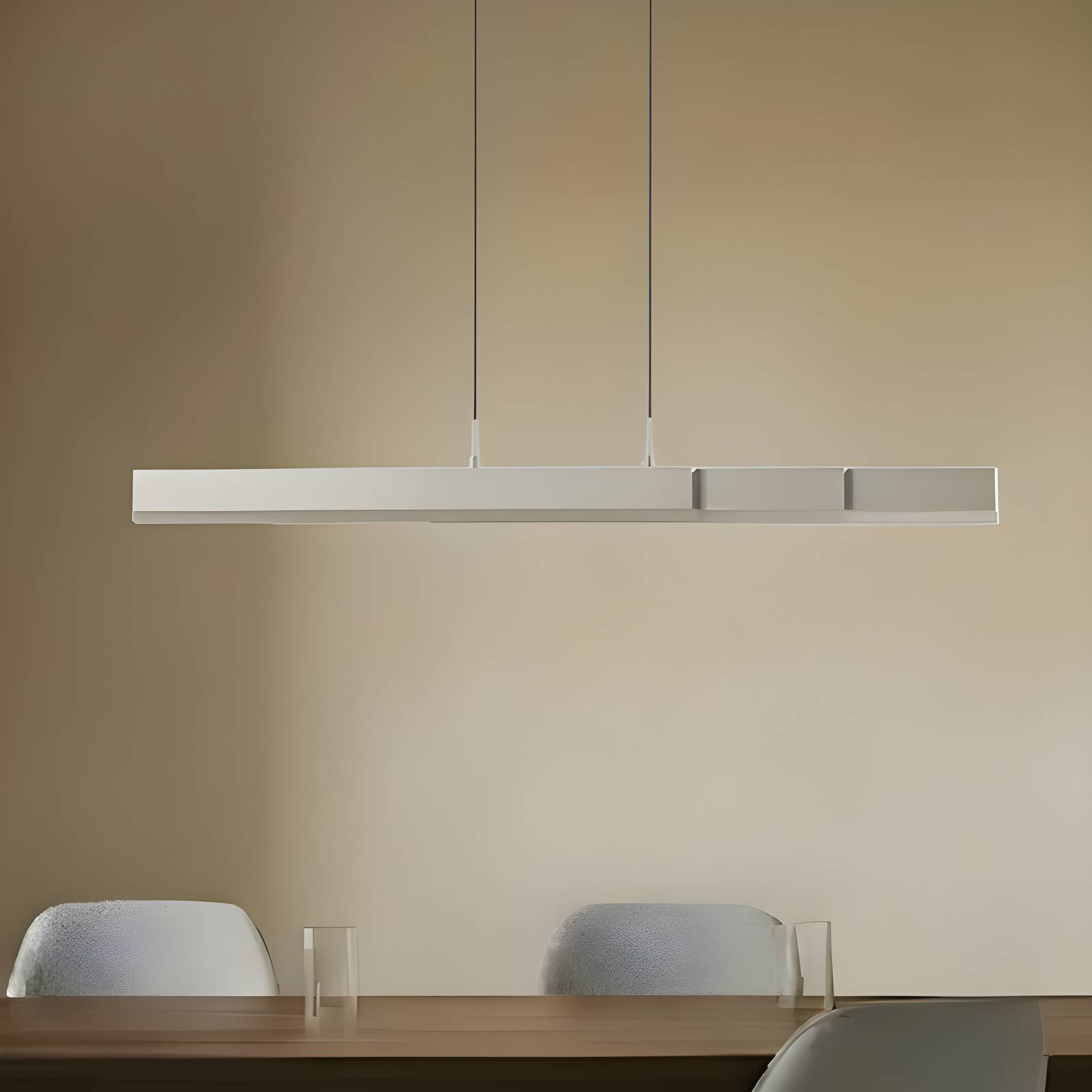 Lucande LED-Hängeleuchte Torven, aluminium, CCT, ausziehbar günstig online kaufen