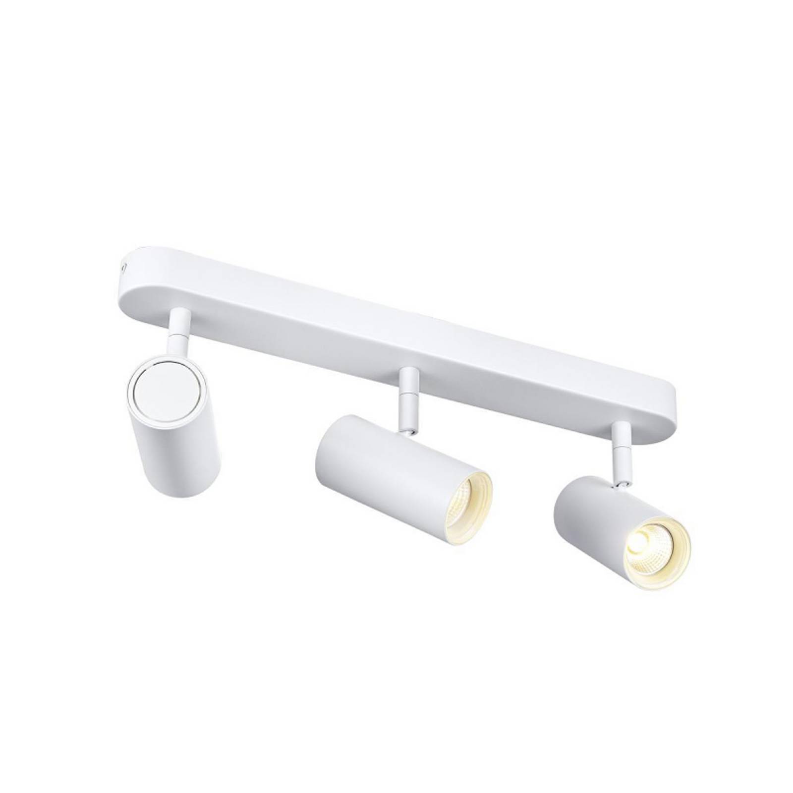 SLV LED-Deckenstrahler Noblo, weiß, dim to warm, Länge 40 cm