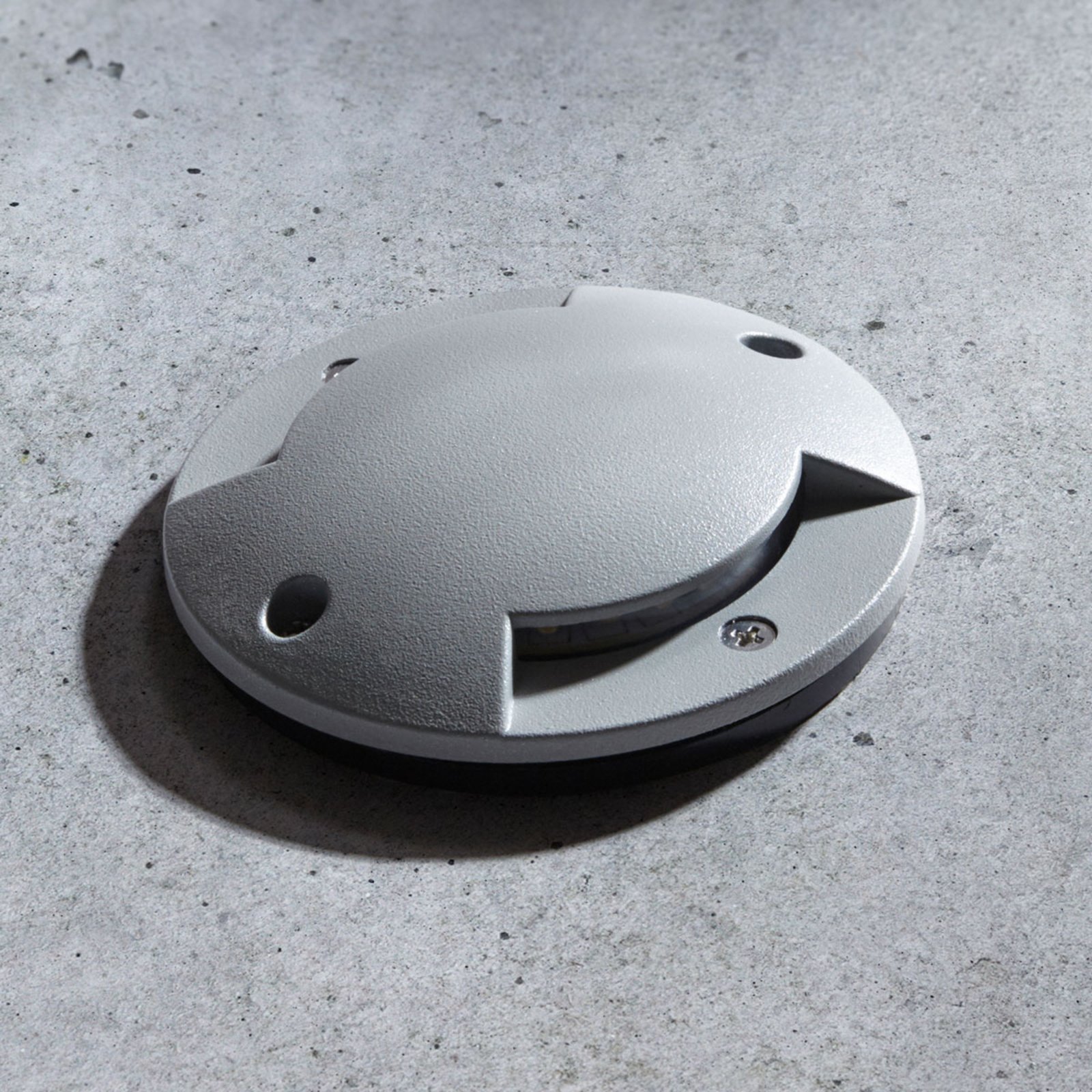 Nandita LED Recessed Ground Spot IP65 Silver - Lindby