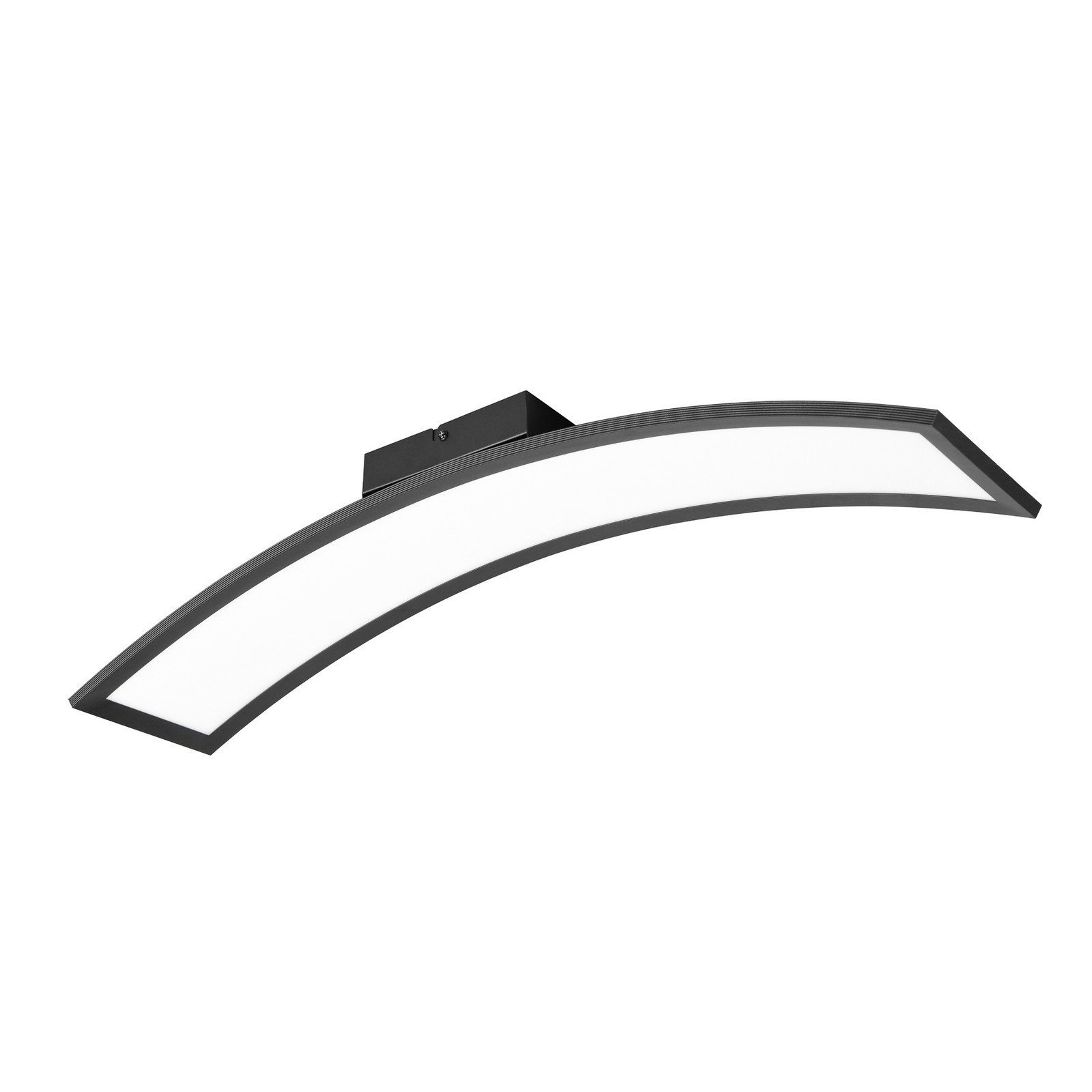 Reality Leuchten Plafonieră LED Sigma negru 3000 K 2600 lm metal - Camera de zi / sufragerie - Modern