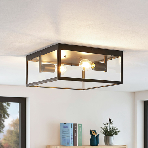 Lindby Antonios Deckenlampe in Käfigoptik