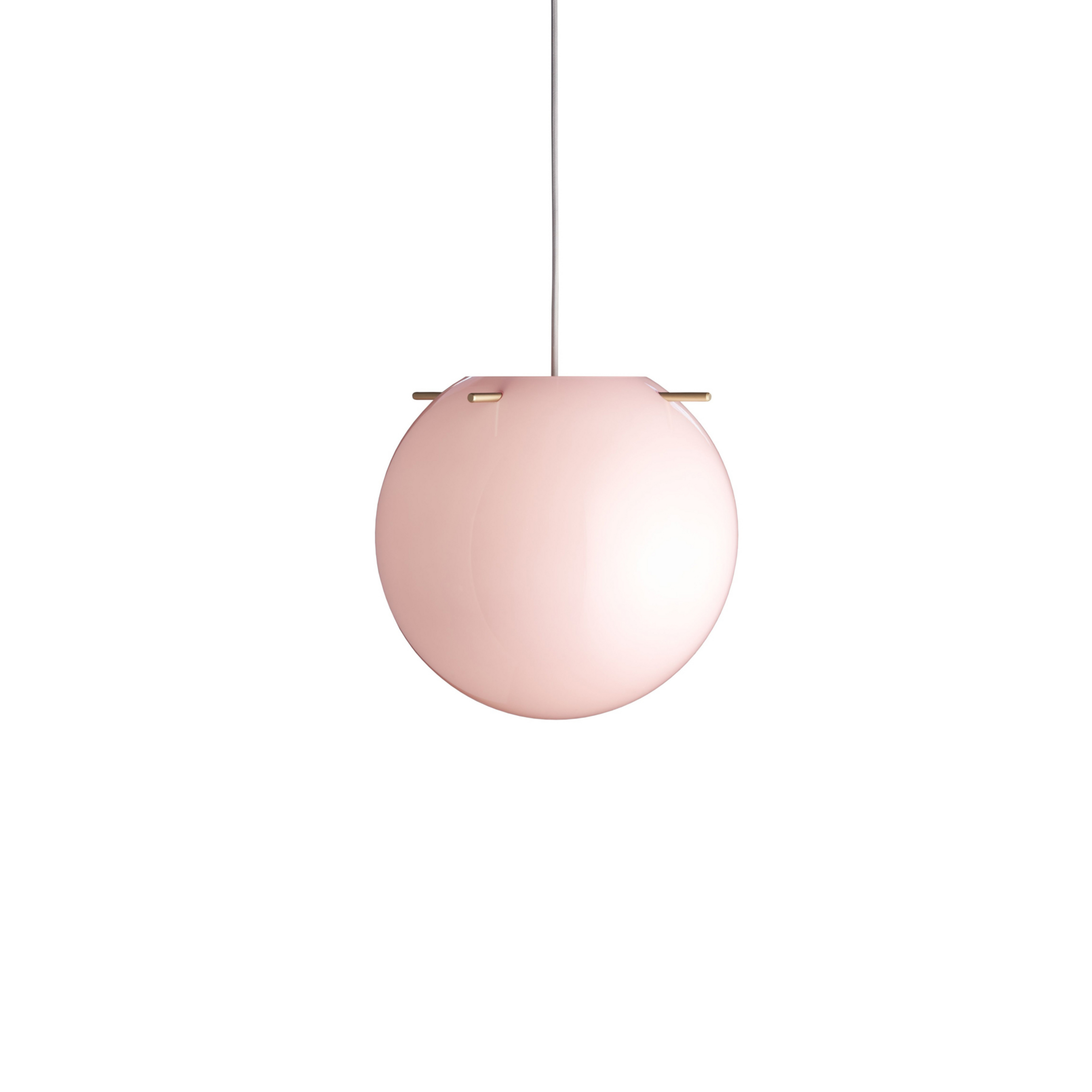 Suspension Koi Ø19 Opal Rose/Brass - FRANDSEN