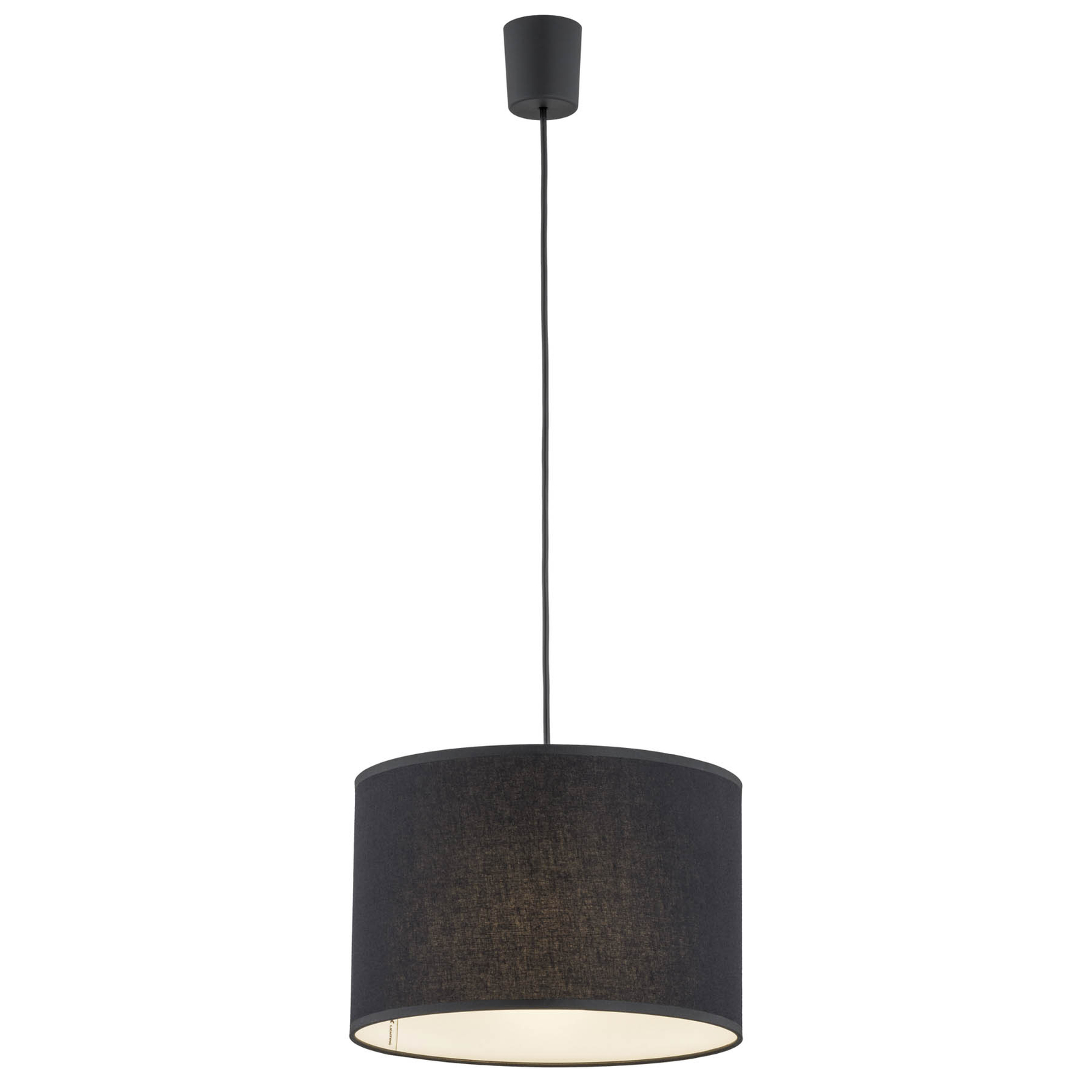 Lámpara colgante Rondo, negro, Ø 30 cm