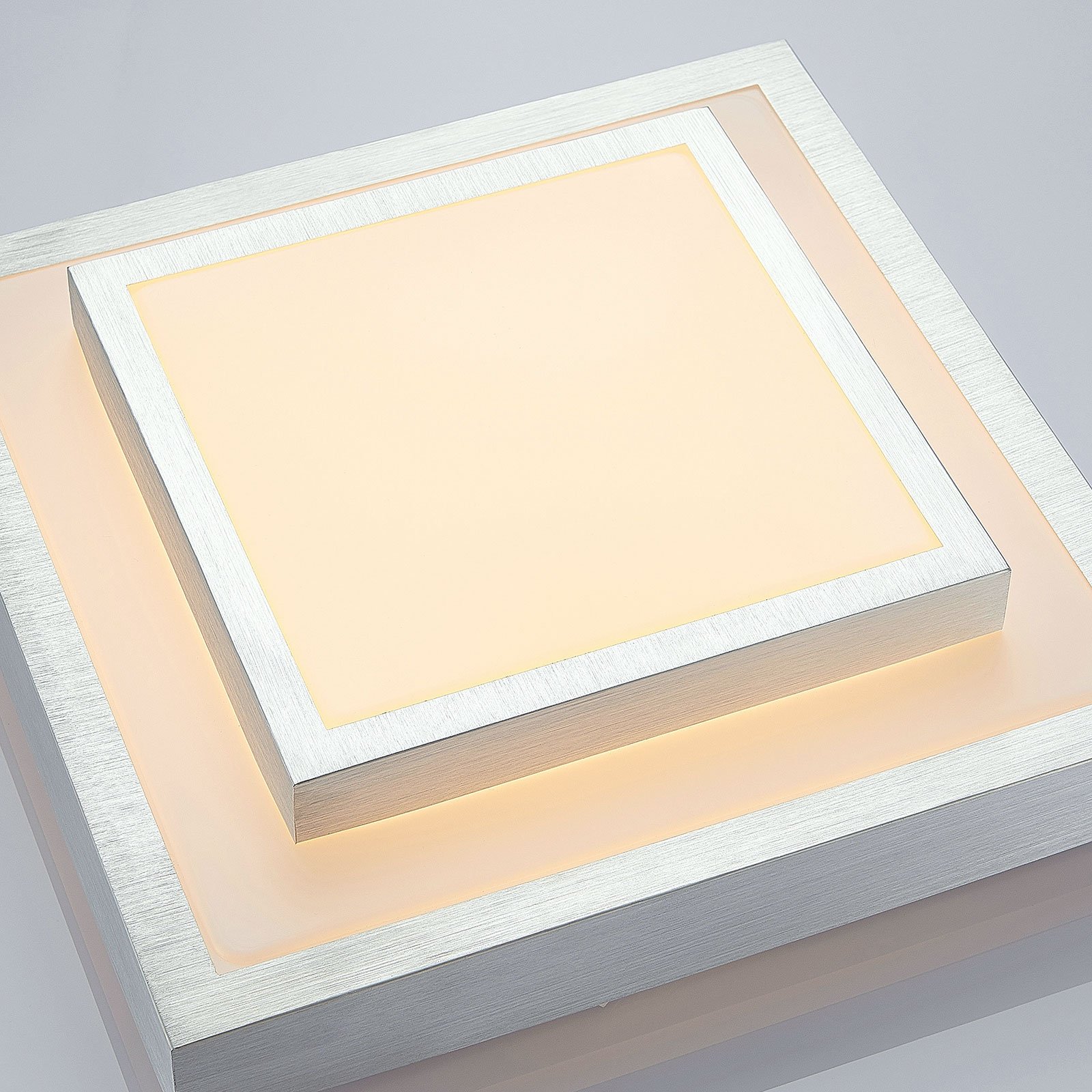 Mirco Ceiling Lamp Alu/White - Lindby
