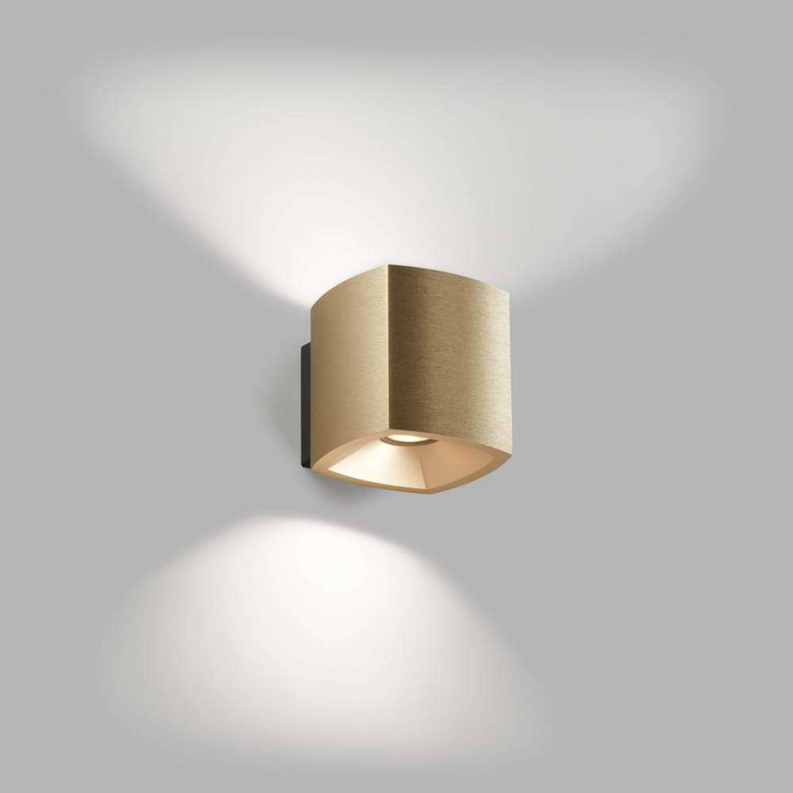 Mirage 1 Wandleuchte Brass LIGHT-POINT - Keller - Aluminium