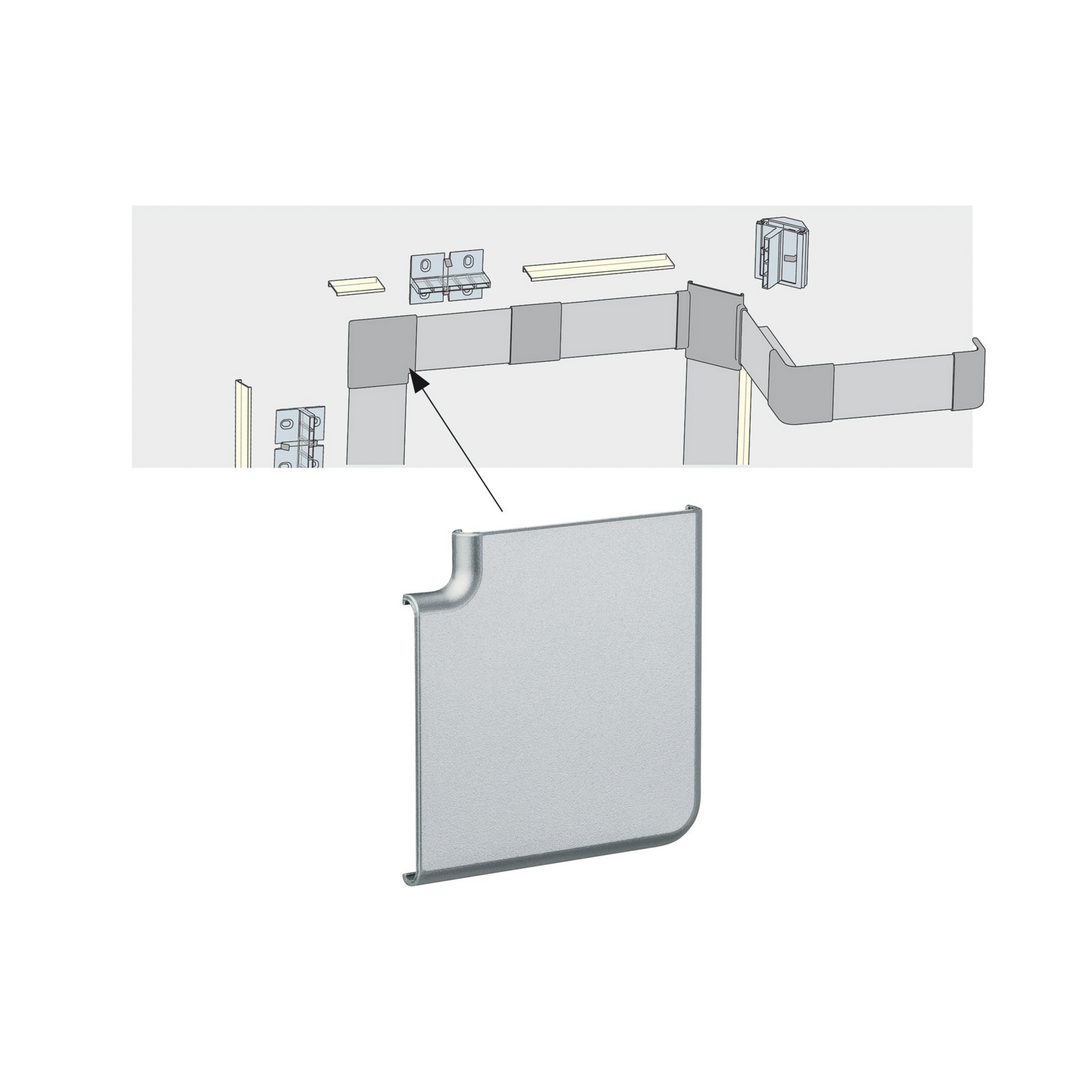 Paulmann profilo Duo angoli set 2x per strisce LED