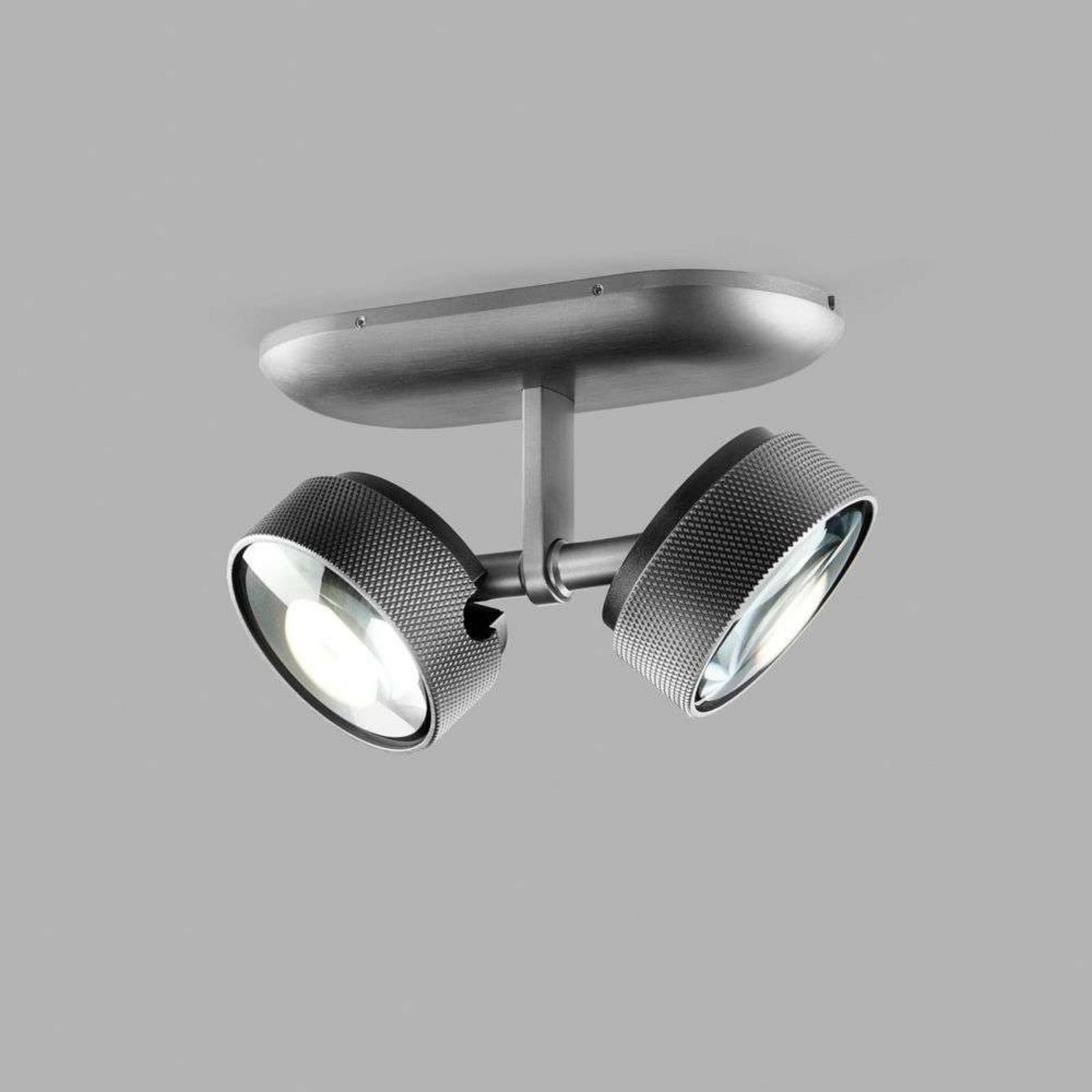 Cosmo C2 Plafond 2700K Titanium LIGHT-POINT - Vardagsrum - Aluminium