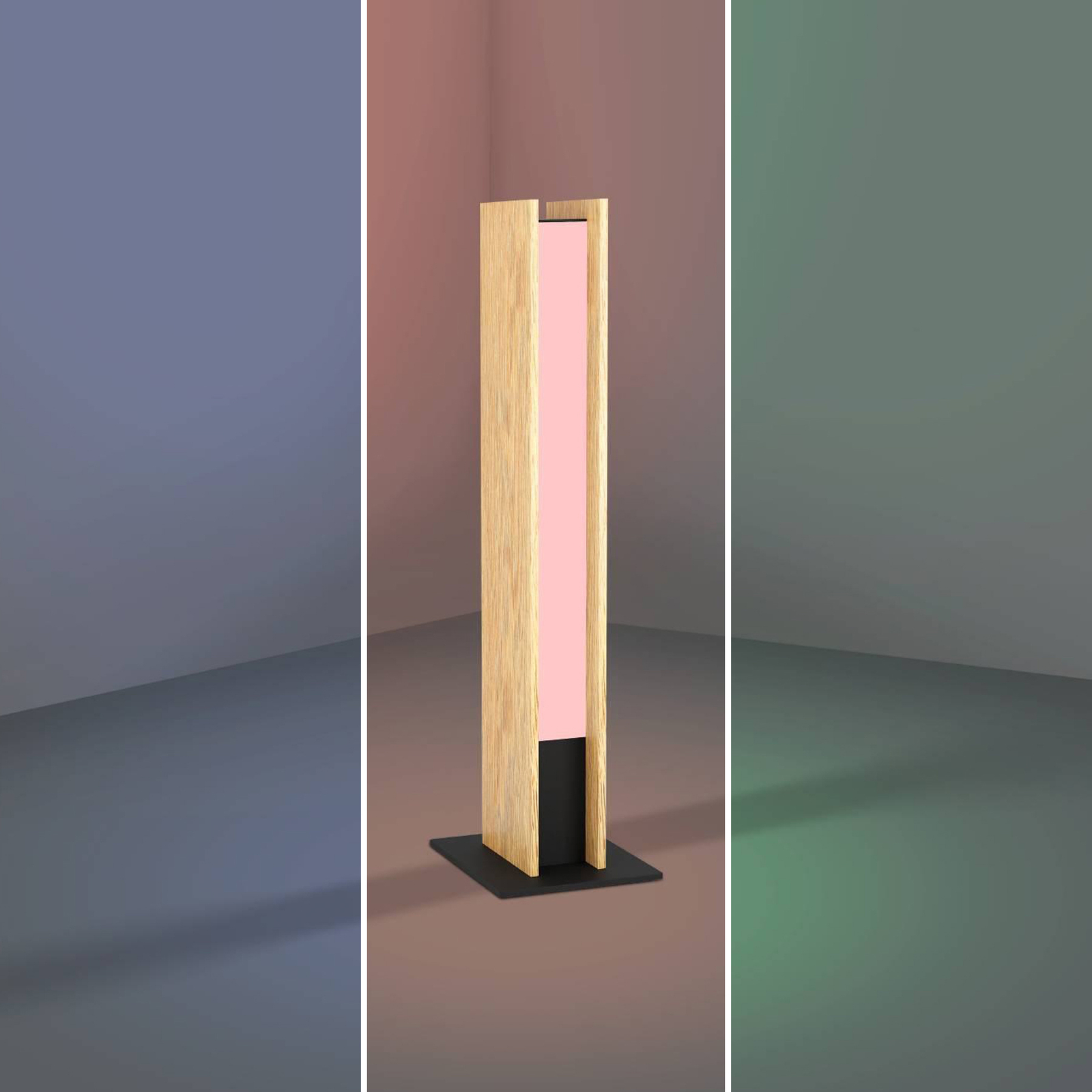 Smart ZIG LED επιτραπέζιο φωτιστικό Anchorena-Z, ύψος 46,5 cm, RGB, CCT