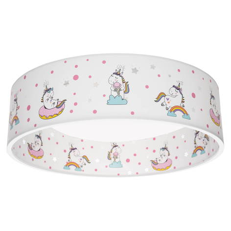LED-taklampa Enhörning Babsy Starlight