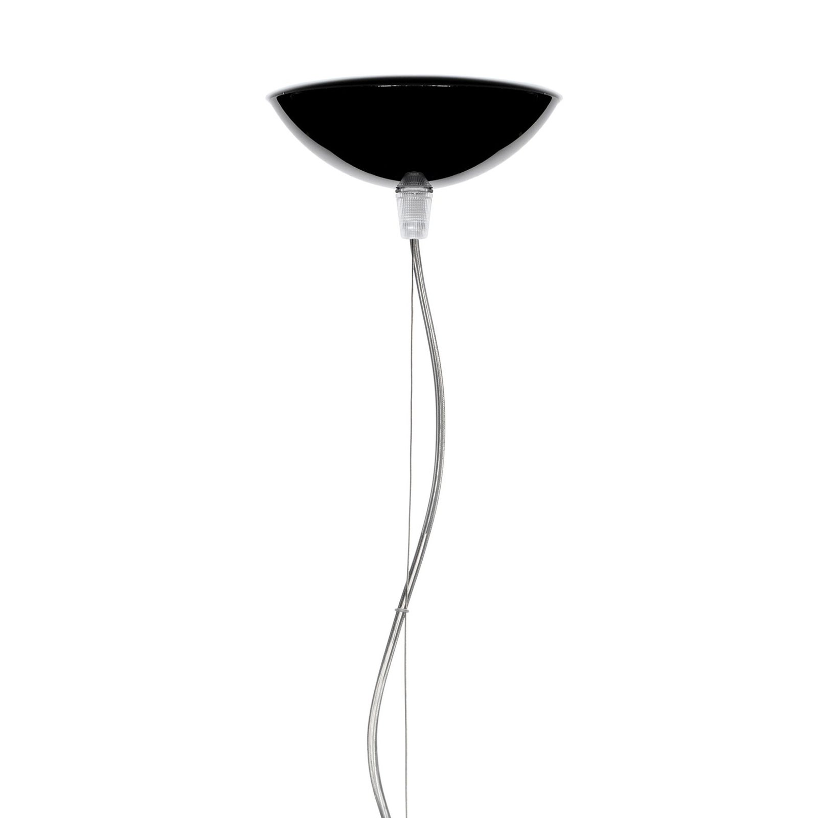 Kartell Bloom LED-Hängelampe G9 länglich, schwarz