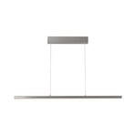 Żyrandol LED Borena, kolor aluminium, długość 113 cm metal