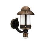 Country-style Dorothee outdoor wall light, brown