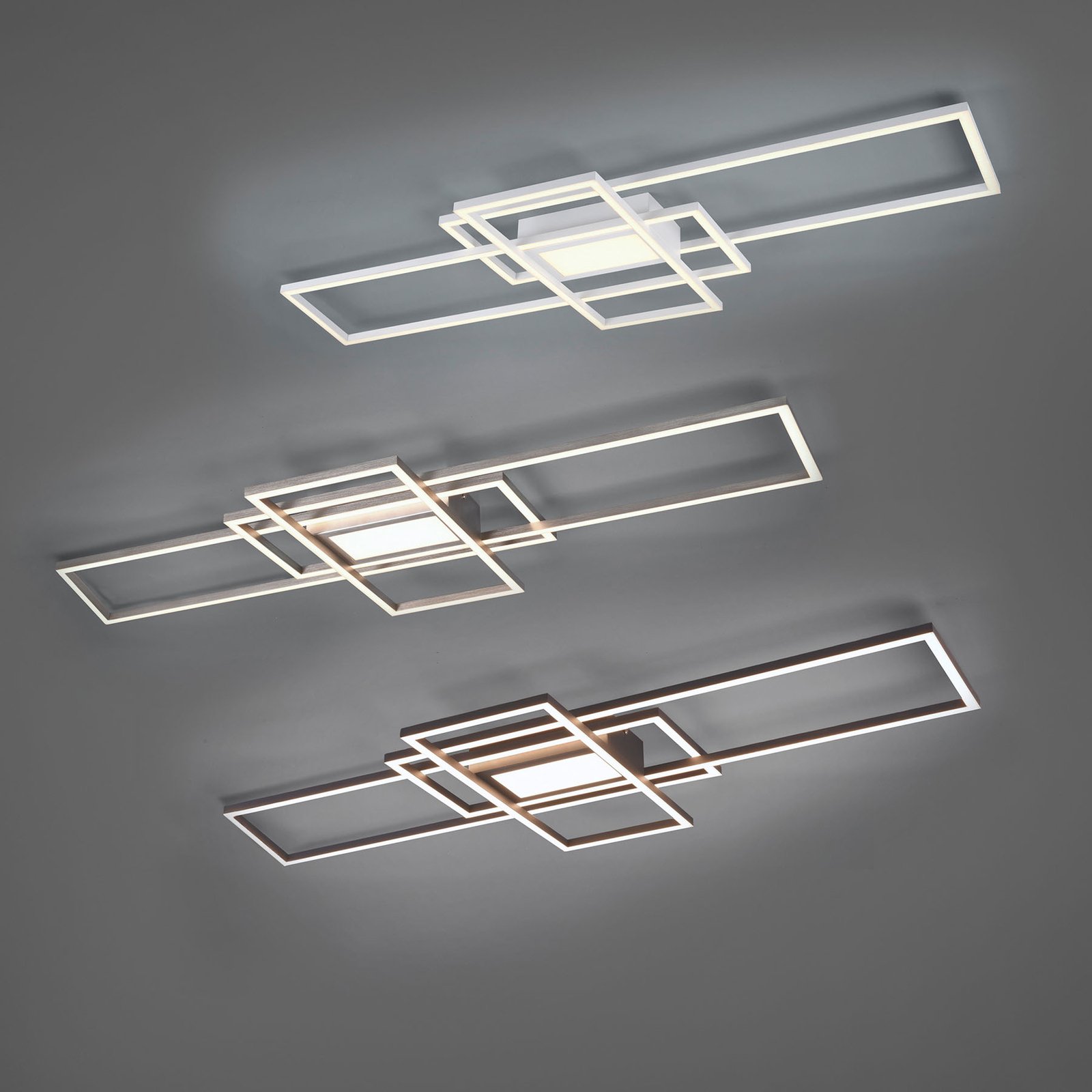LED-Deckenlampe Irvine 3.000-6.500 K, weiß matt