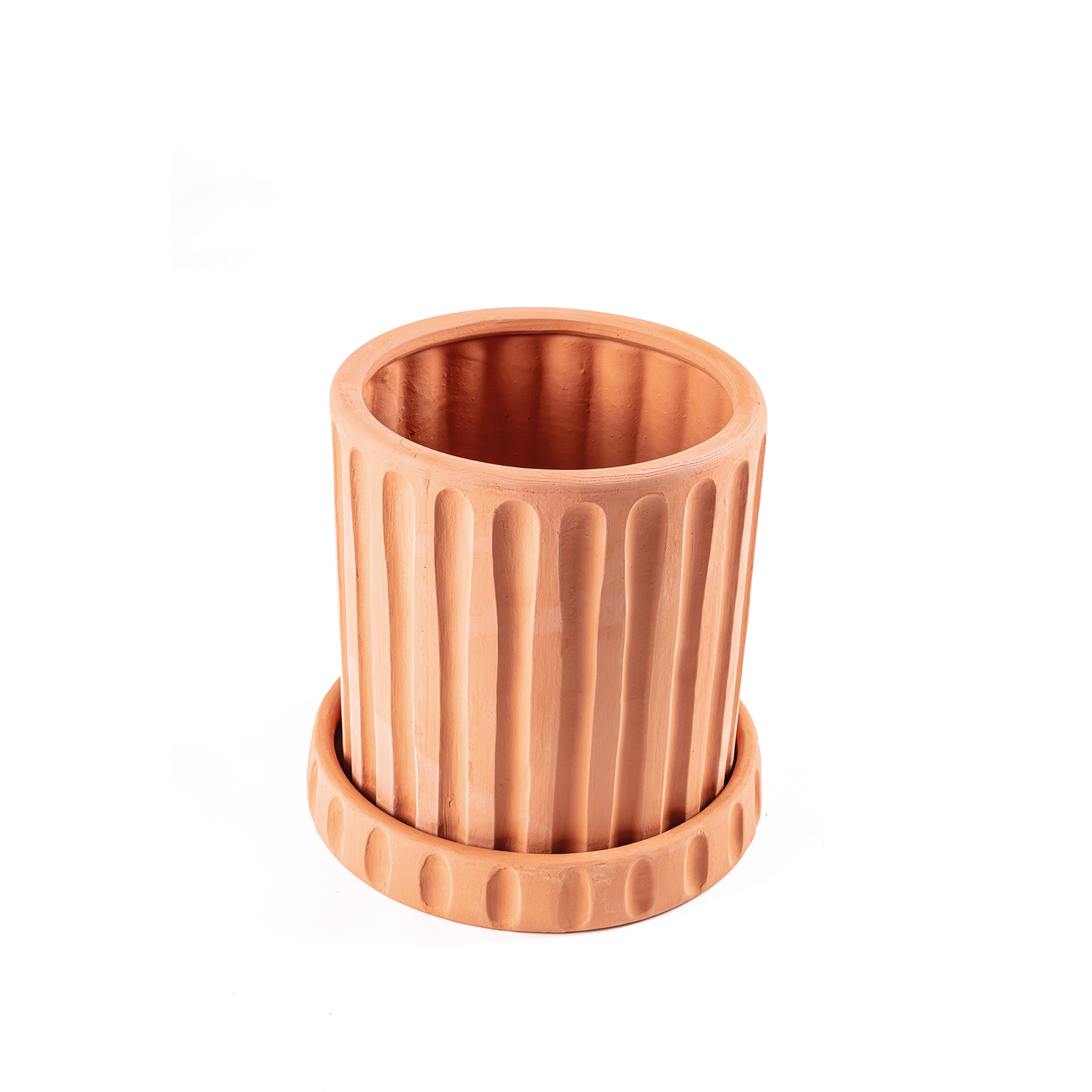 SELETTI Jarrón Magna Graecia Dorico, posavasos, terracota