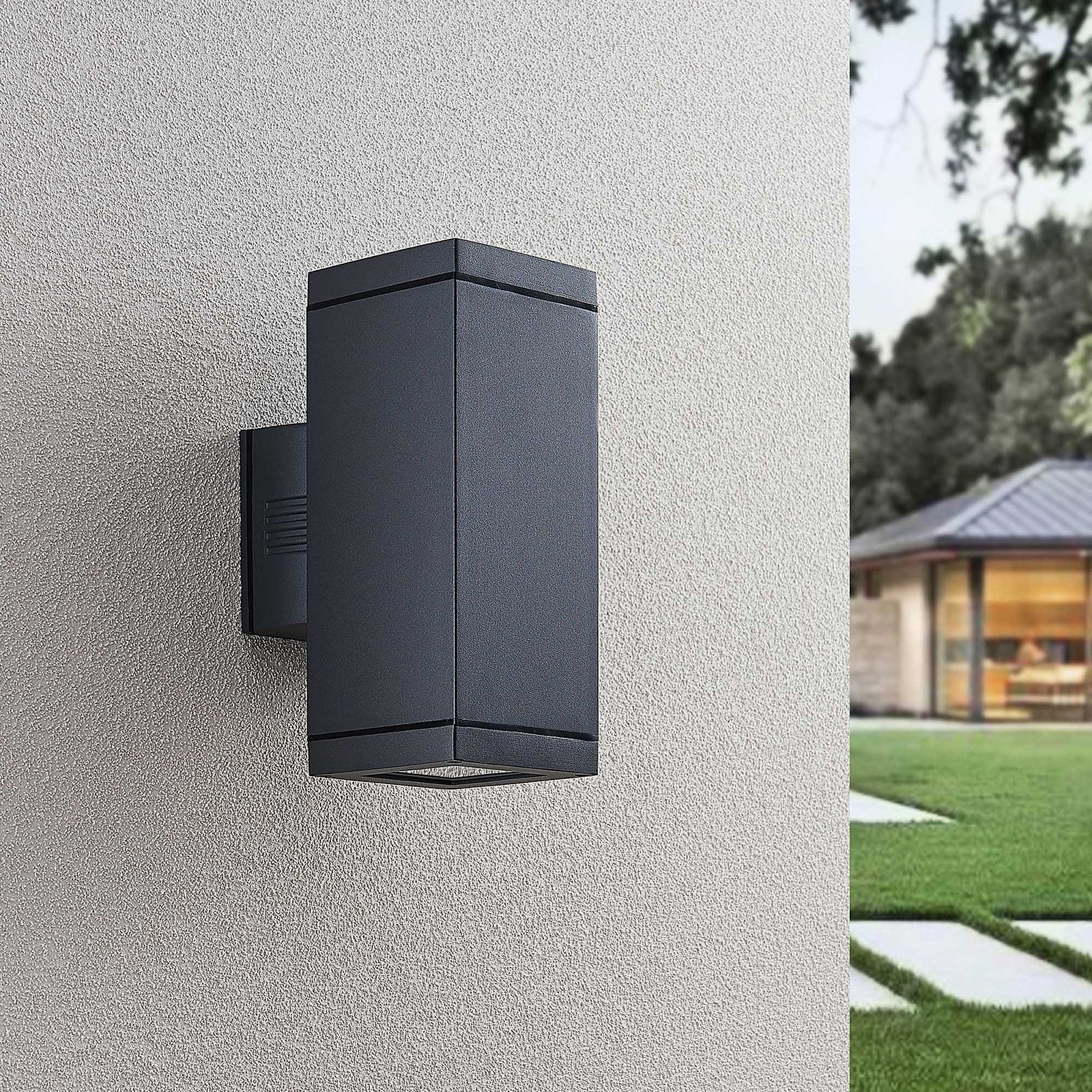 Stani OutdoorWall Lamp Dark Grey - Lucande