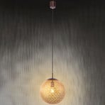 Lampa wisząca Paul Neuhaus Greta, Ø 30 cm, kolor złoty, metal