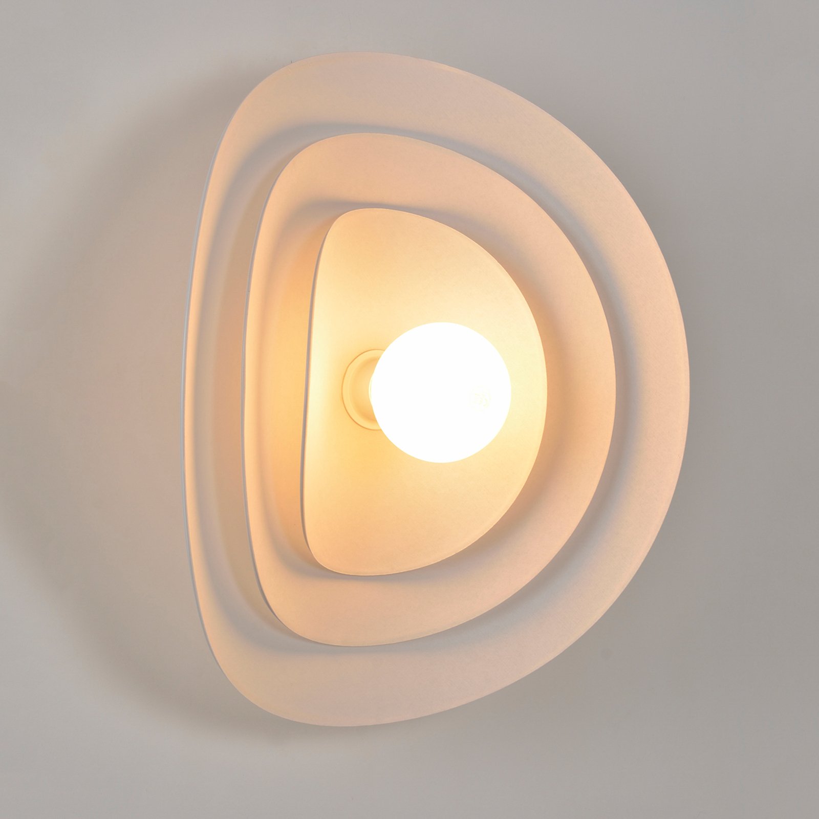 MARKET SET Дизайнерска стенна лампа Selenitis от муранска хартия