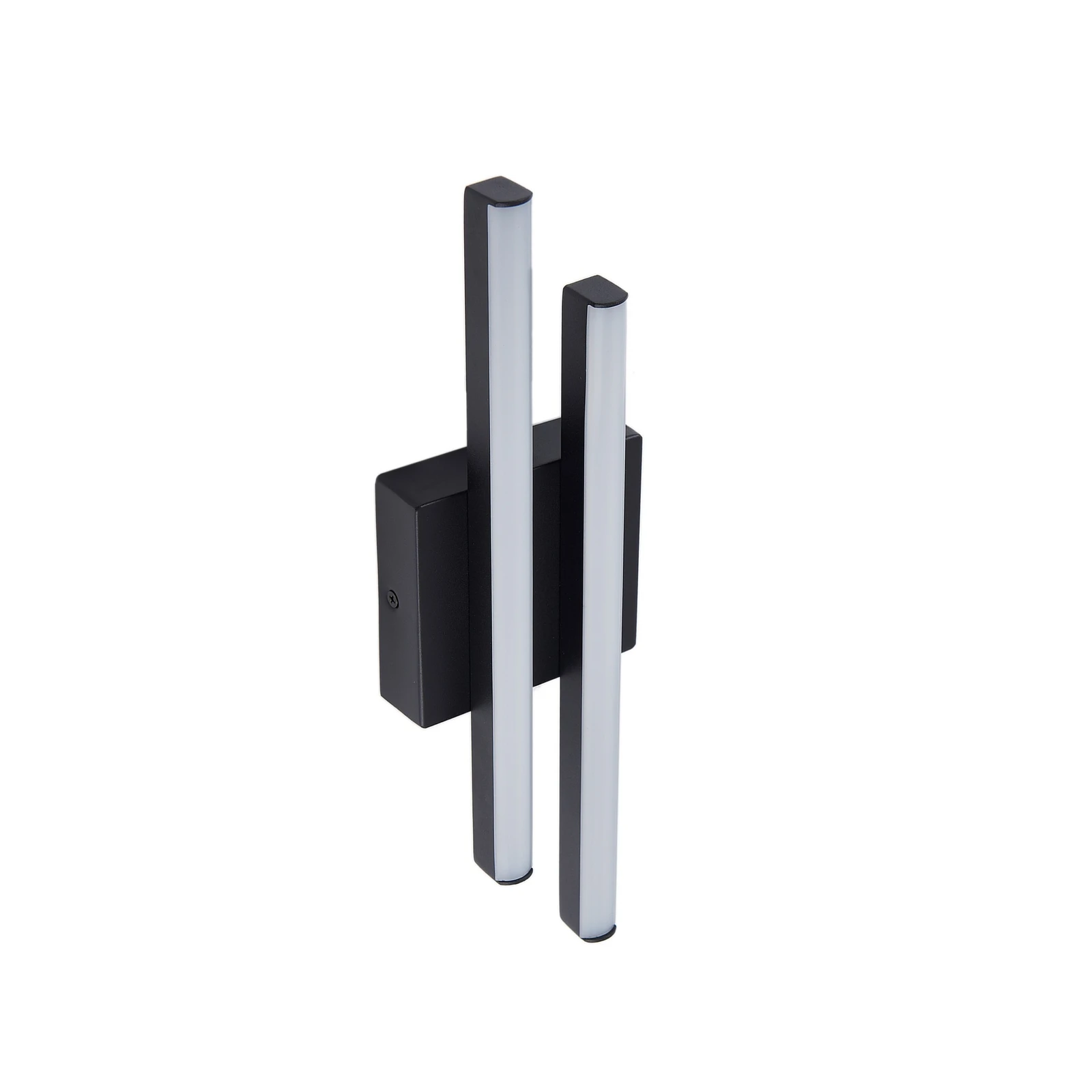 Lindby LED-Außenwandleuchte Abelia, schwarz, Alu, Edelstahl