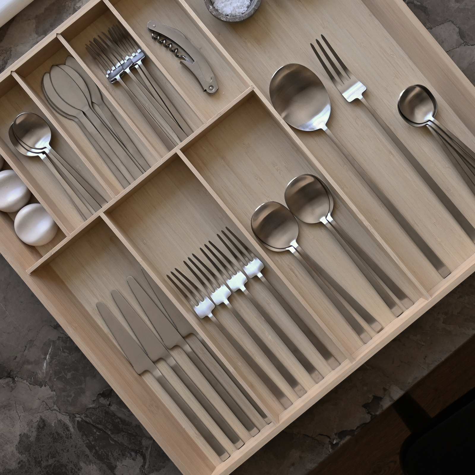 Zestaw sztućców Kogei, stal, zestaw 16 sztuk – 101 Copenhagen