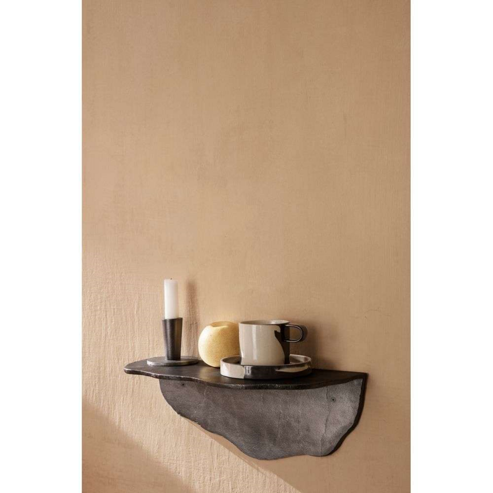 Fracture Shelf Blackened Aluminium - ferm LIVING