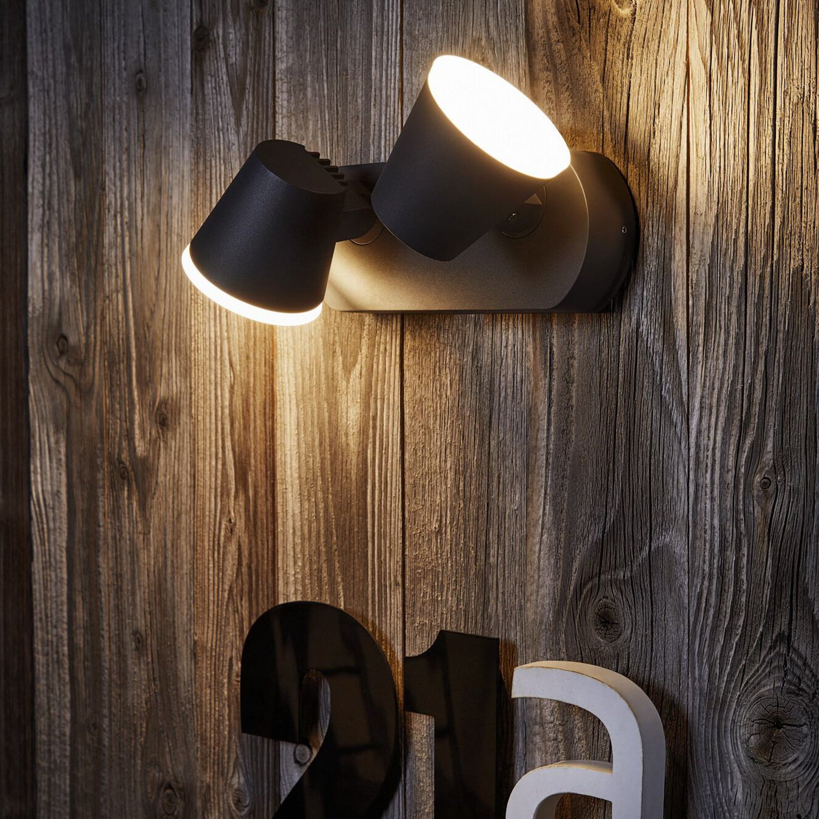 OSRAM LED-Außenwandlampe ENDURA STYLE MIDI, dunkelgrau, IP44