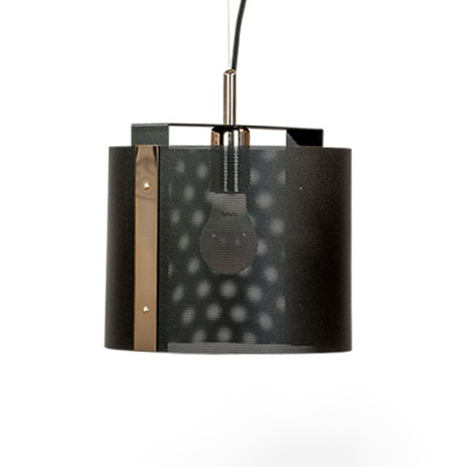 Etro-riippuvalaisin, Ø 16 cm, musta/kulta