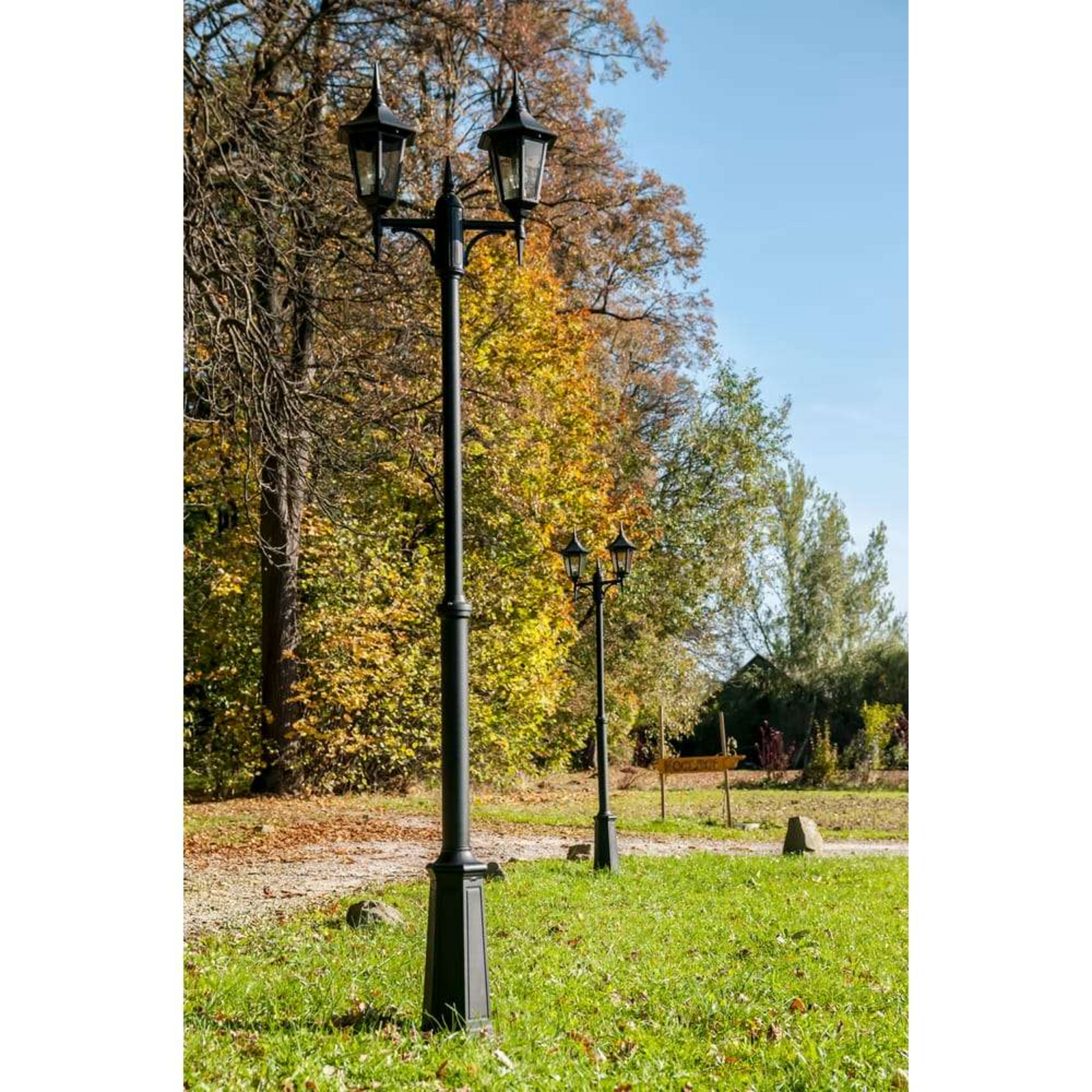 Modena 2 Luminaire d'extérieur noir à 2 lampes - Norlys