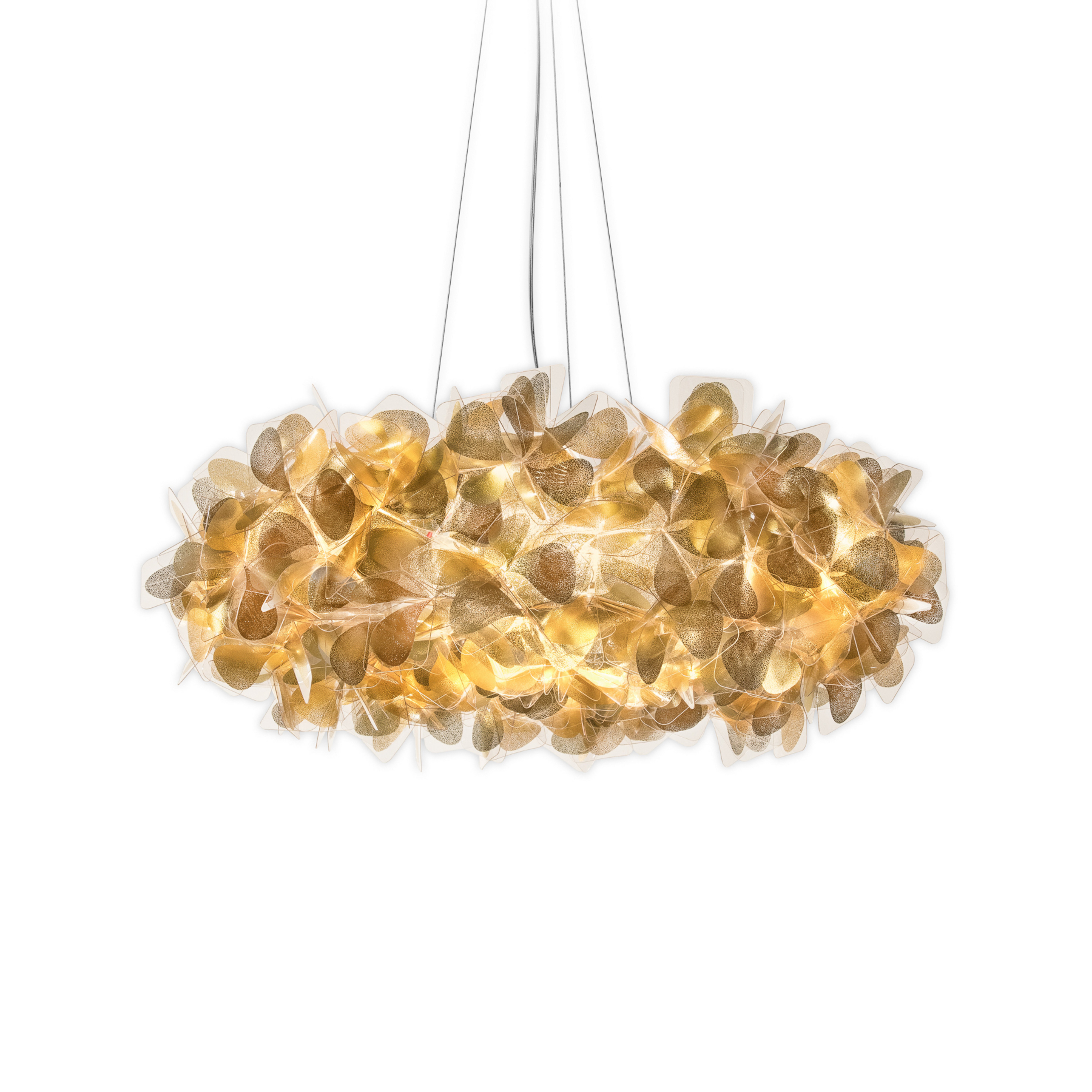 Clizia Mama Non Mama Hängelampe, Ø 78 cm, gold/klar - Slamp