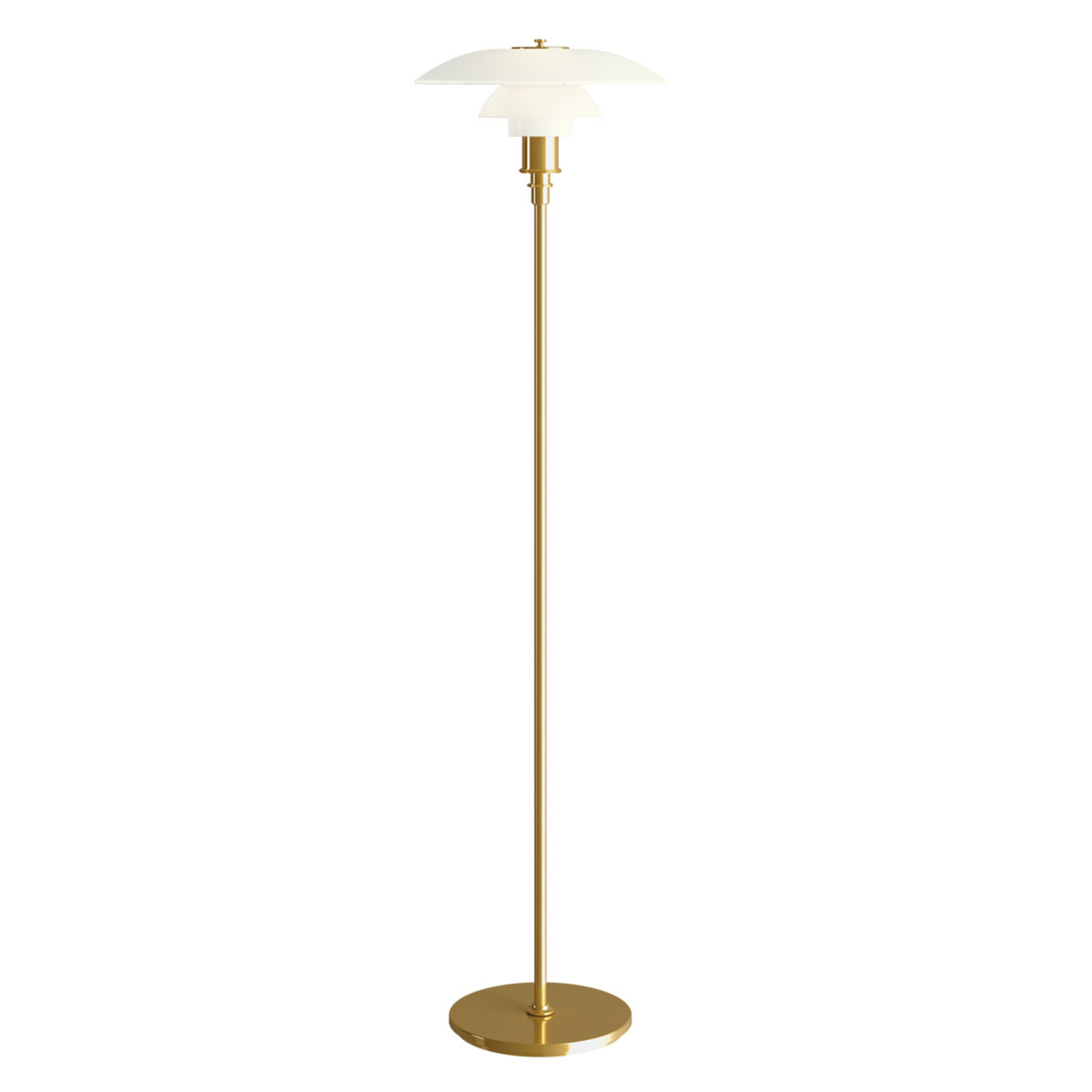 Louis Poulsen PH 3 1/2-2 1/2 lampadaire laiton