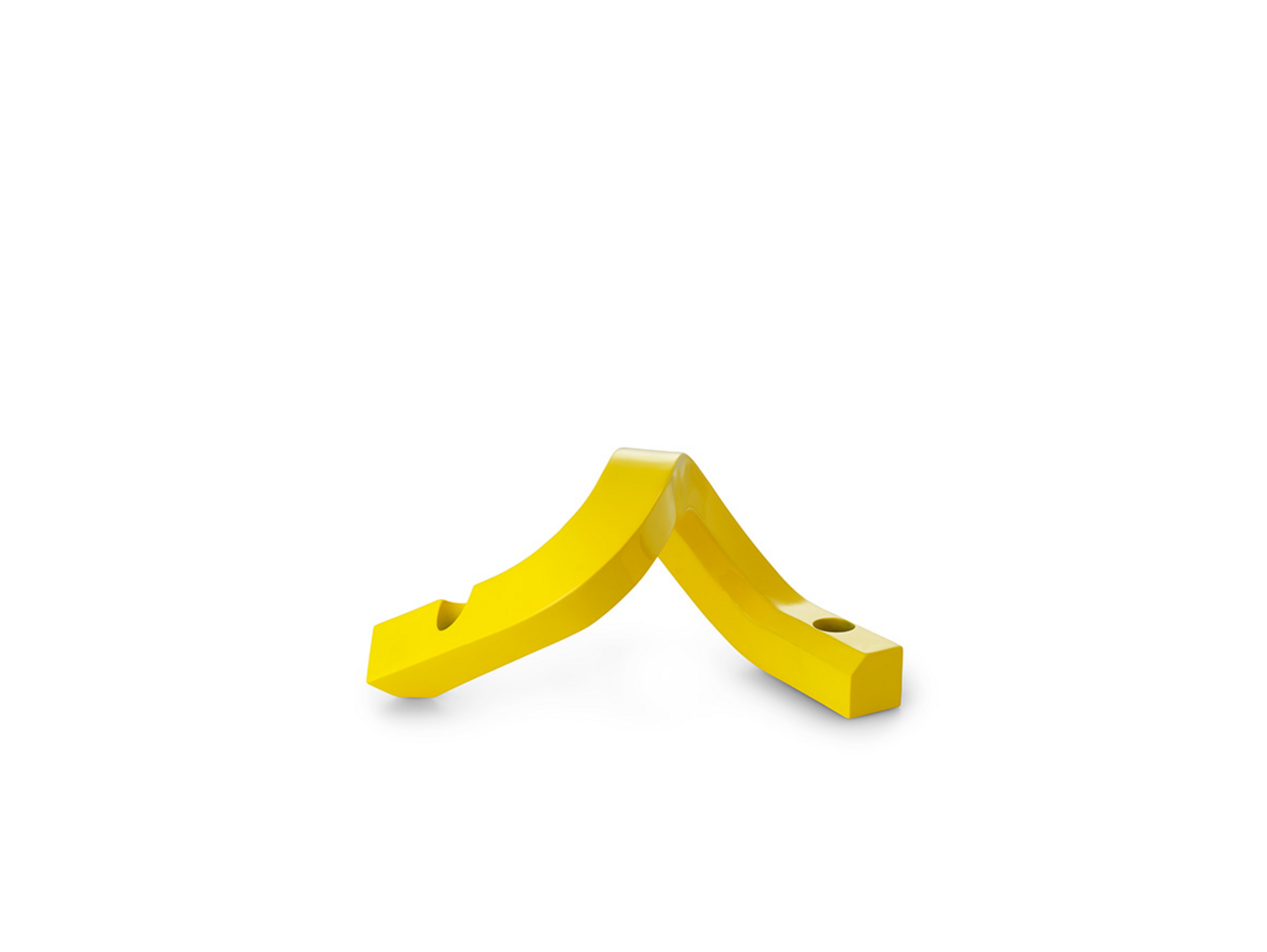 Crooked Kerzenhalter Two Gelb - Normann Copenhagen