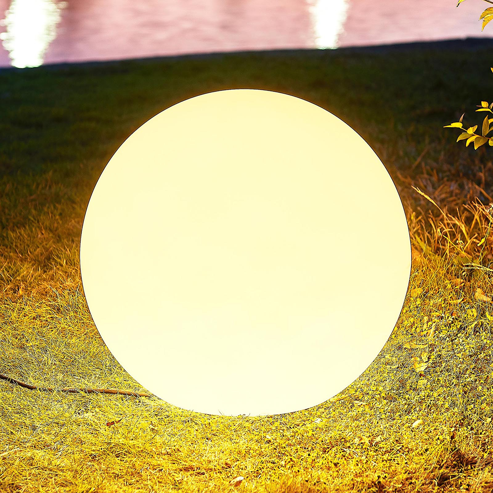 Orlana Leuchtkugel IP65 strukturiert 45 cm