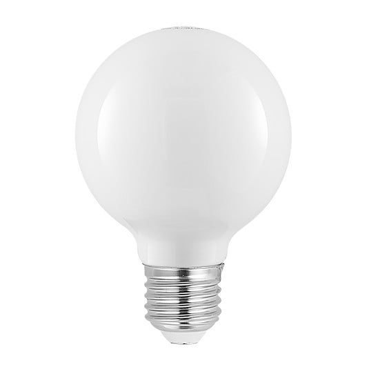 LED-lamppu E27 4W G80 2,700K himmennettävä, opaali