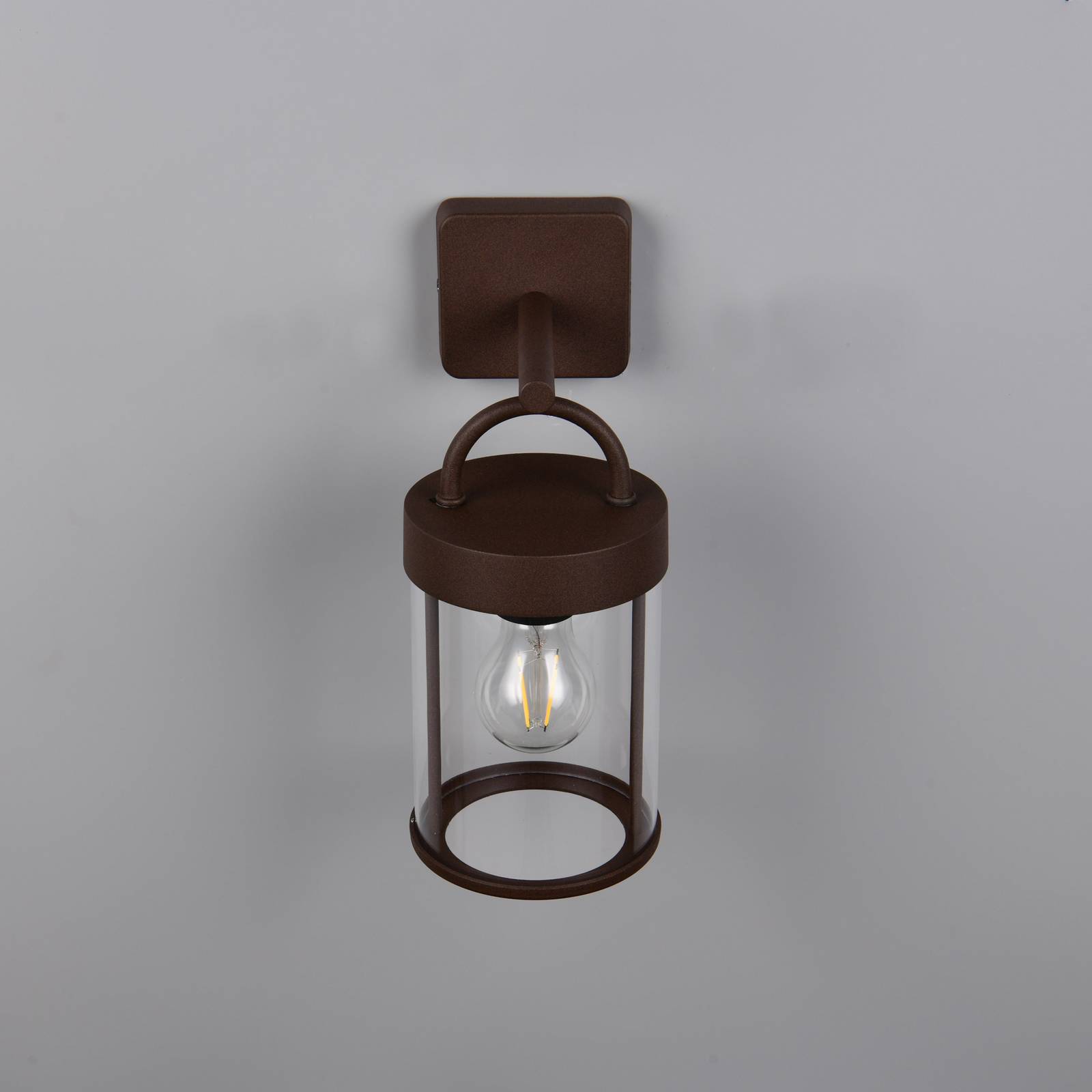  Reality Leuchten Außenwandleuchte Almeria, Rost, Alu, Höhe 29 Cm, Ip44 