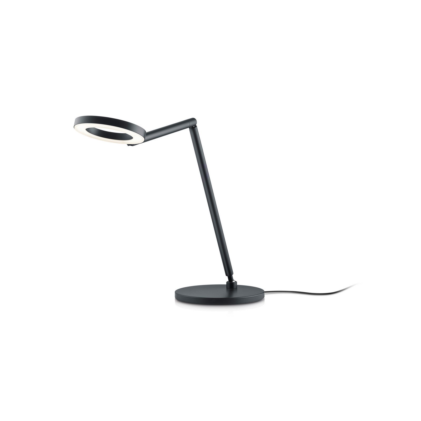 Knapstein Lampă de masă cu LED Tessa-T negru CCT control prin gesturi - Studiu / Birou - Modern - Alamă